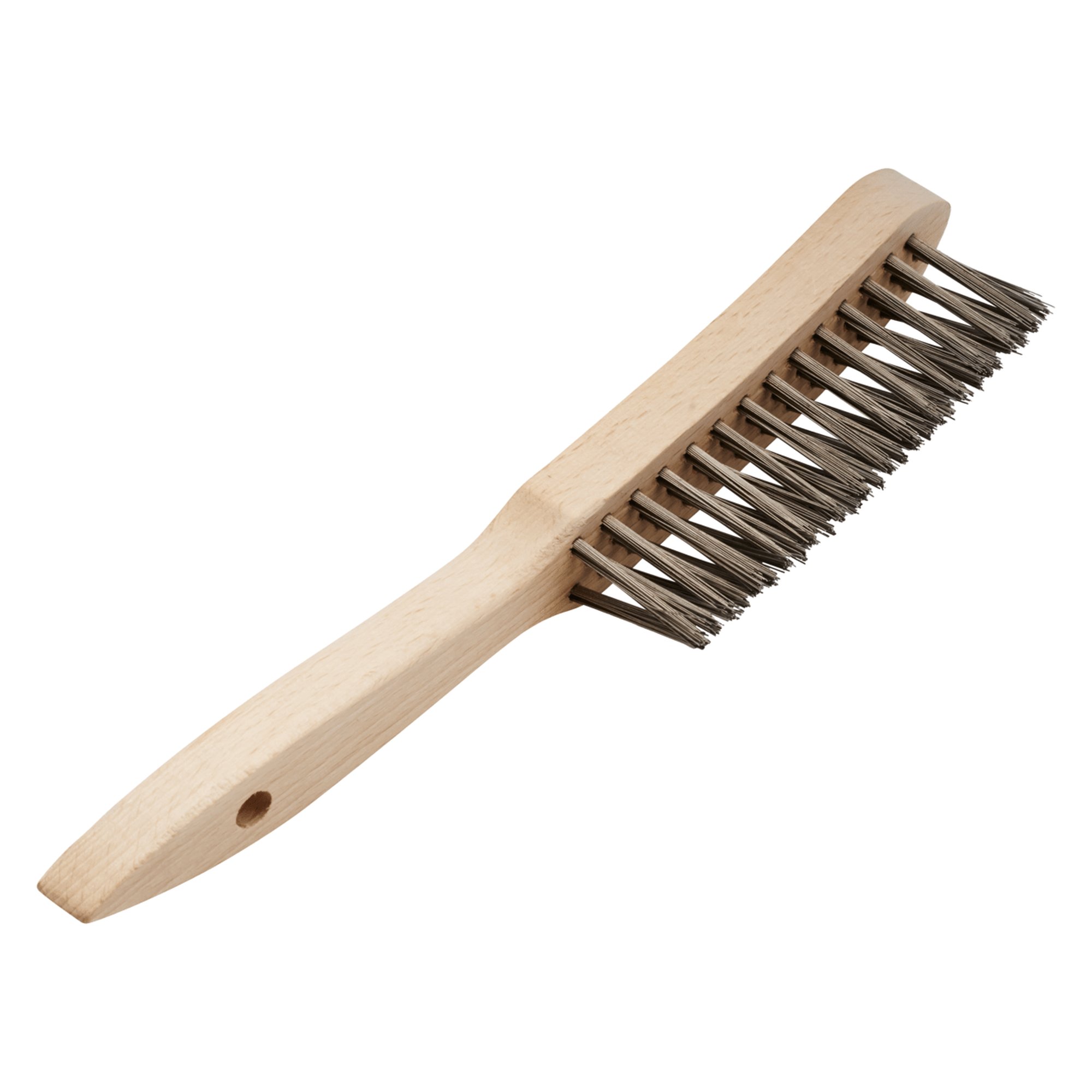 12 x RHODIUS Stahlbürste Drahtbürste Handbürste  SKNB 3 Reihen