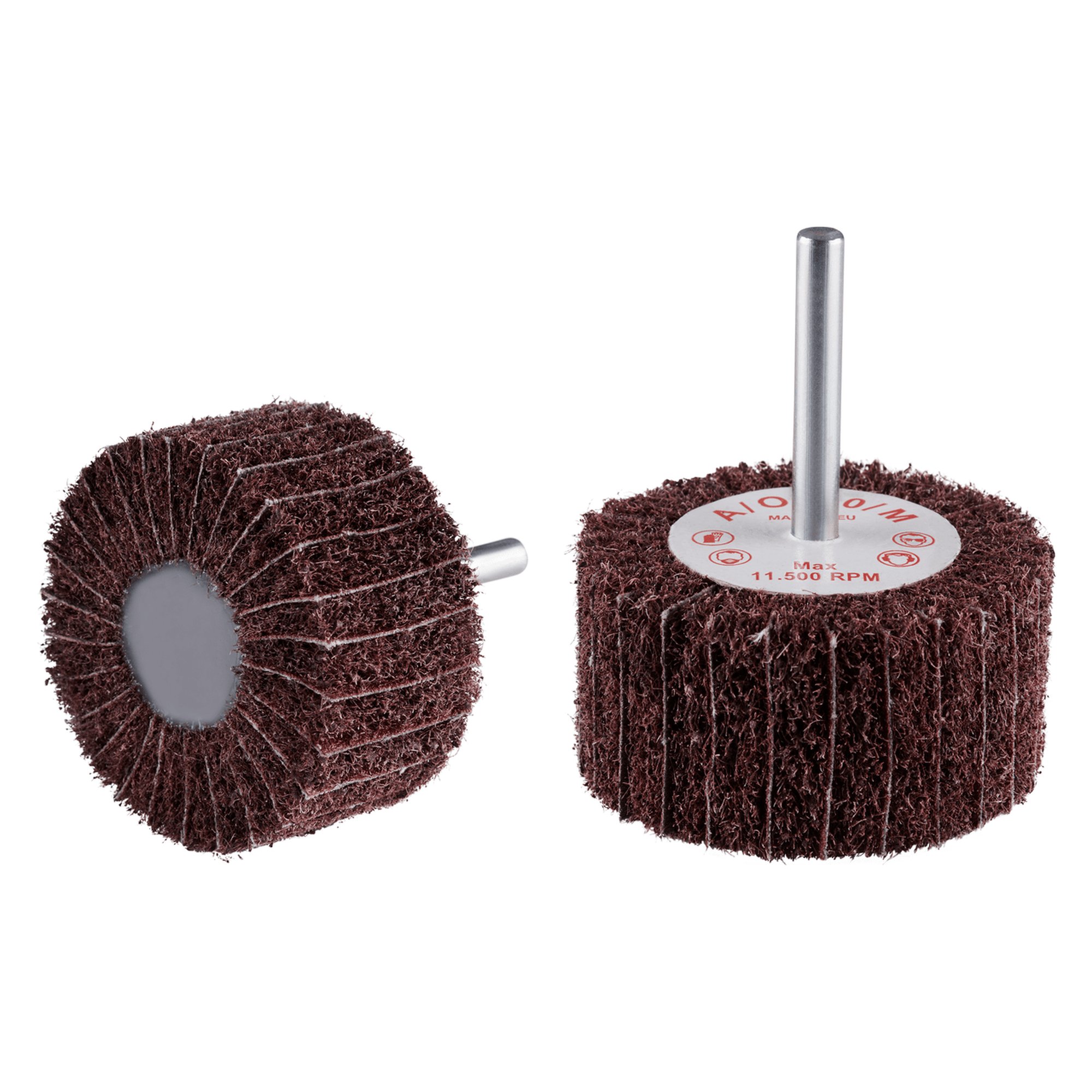 10 x RHODIUS VliesFächerschleifer Schleifmop VSK Ø 60 mm Körnung A80 medium