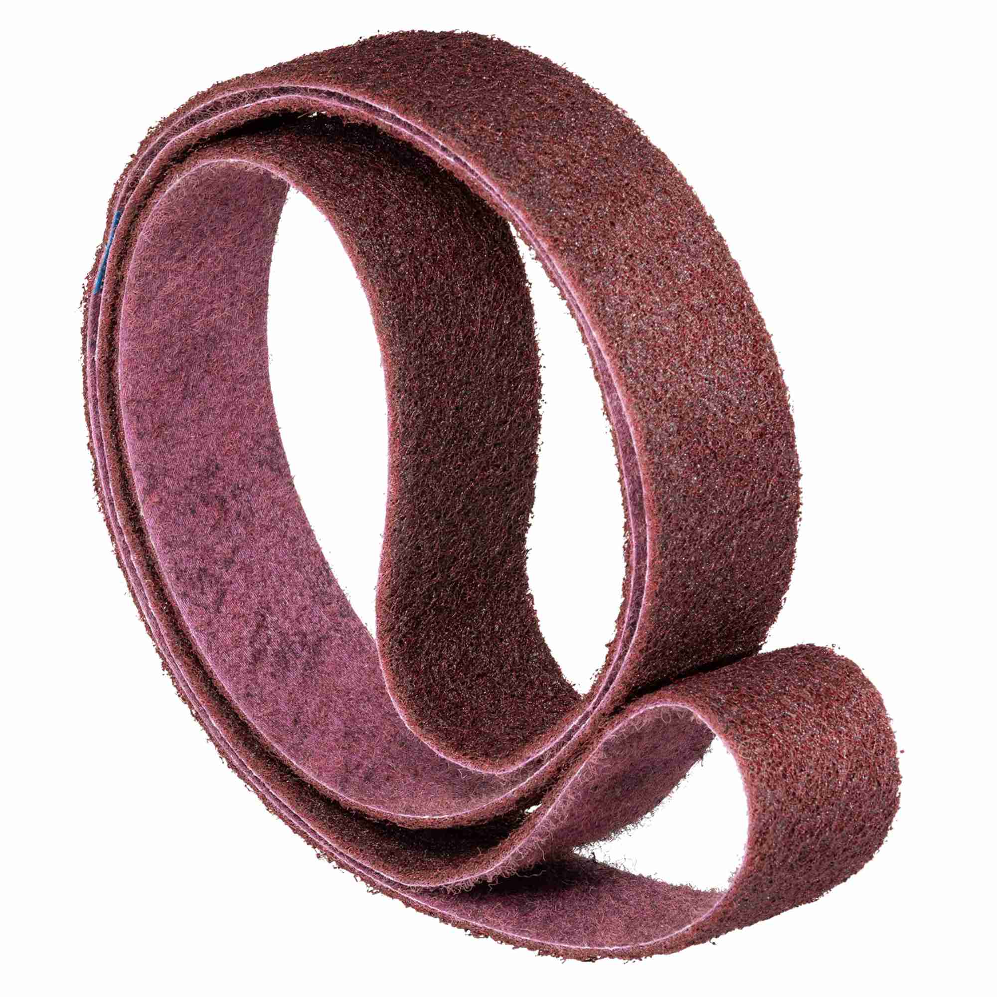 3M SC-BL Scotch Brite Schleifband Vliesband Rohrbandschleifer Schleifmaschine | Maße: 50 x 2000 mm | Körnung: A-med medium rot (100-150) | Lieferumfang: 1 Stück