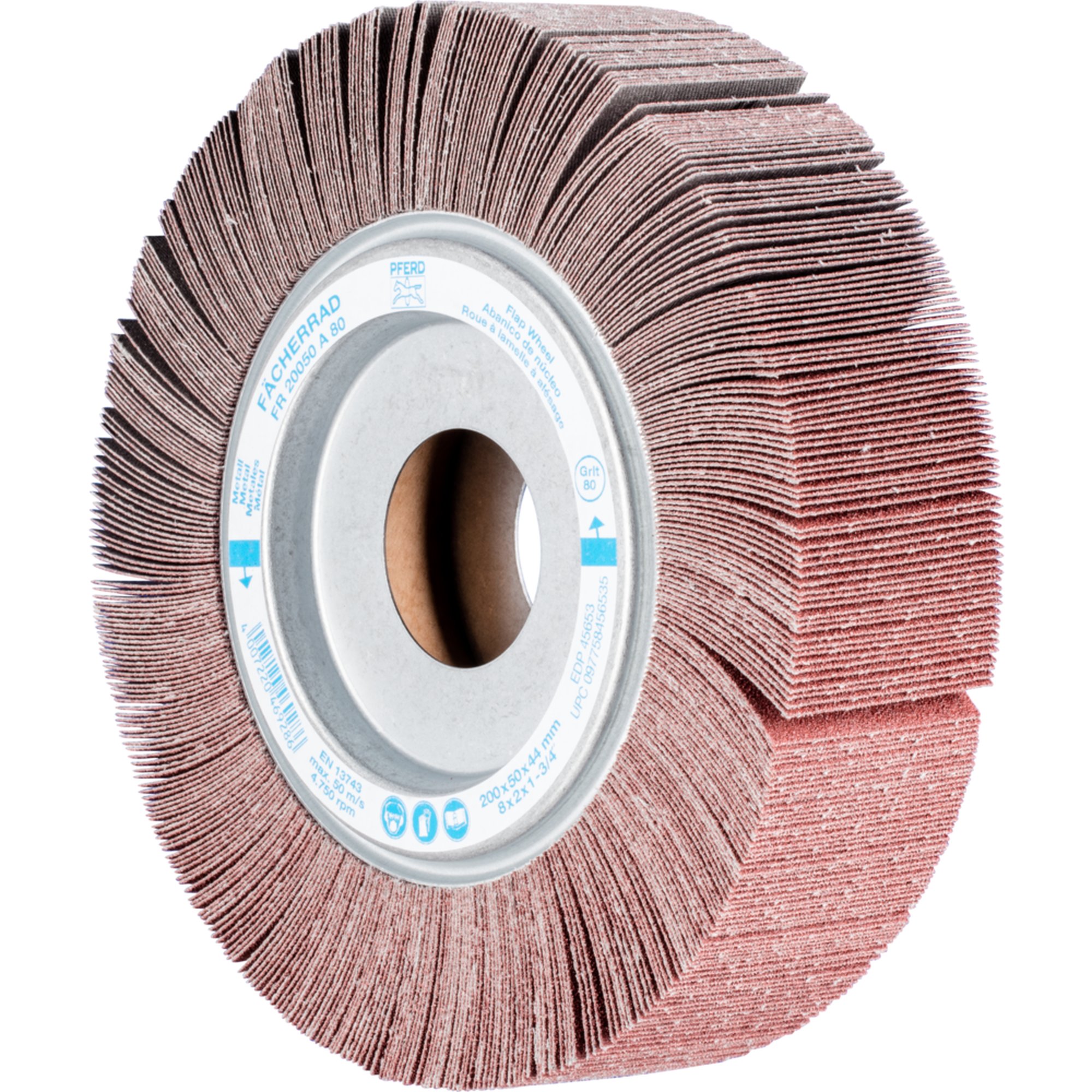 2 x PFERD Fächerrad FR 20050/44,0 A 80