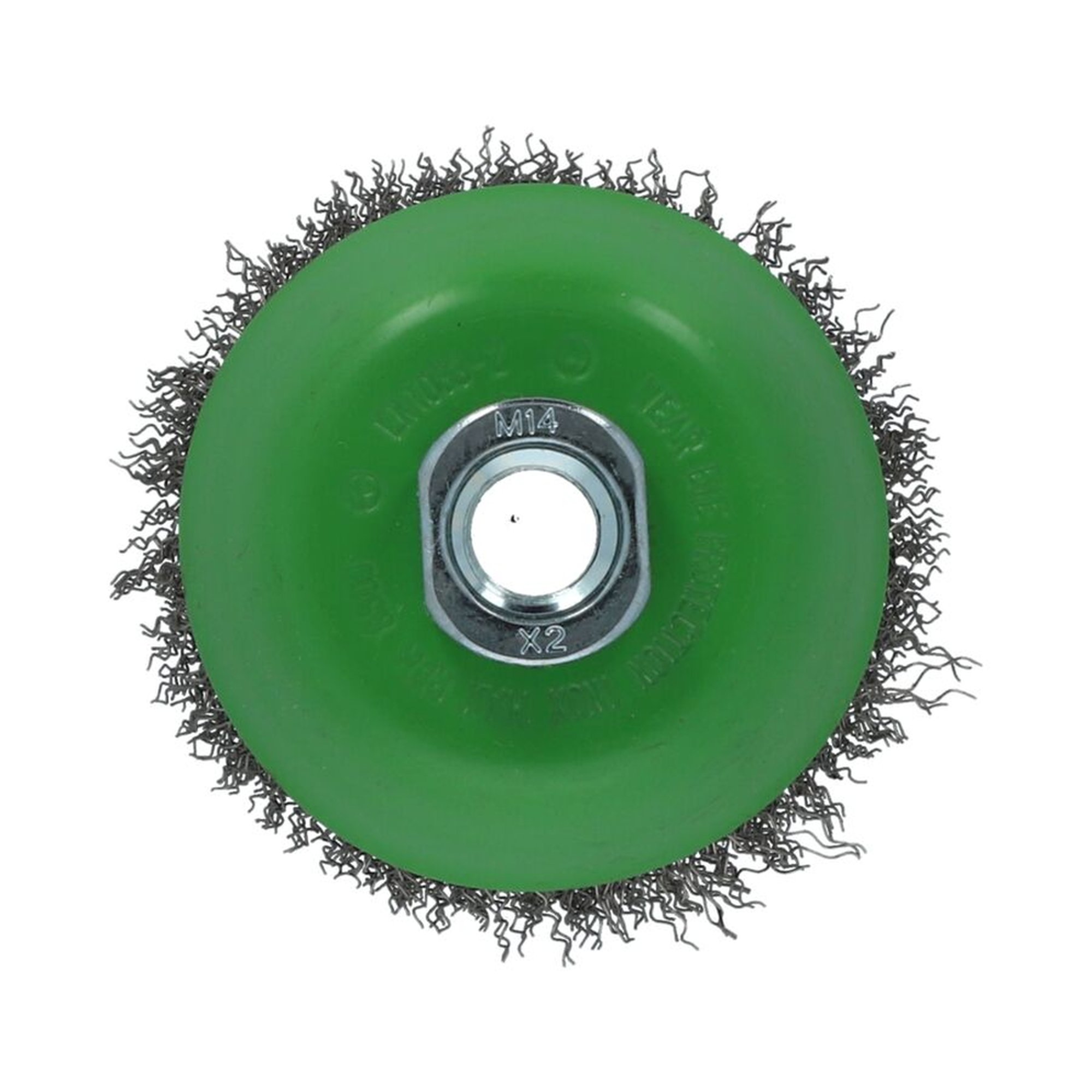 Norton Drahtbürste Topfbürste gewellt Edelstahl CPB 80 M14 0,30 T25