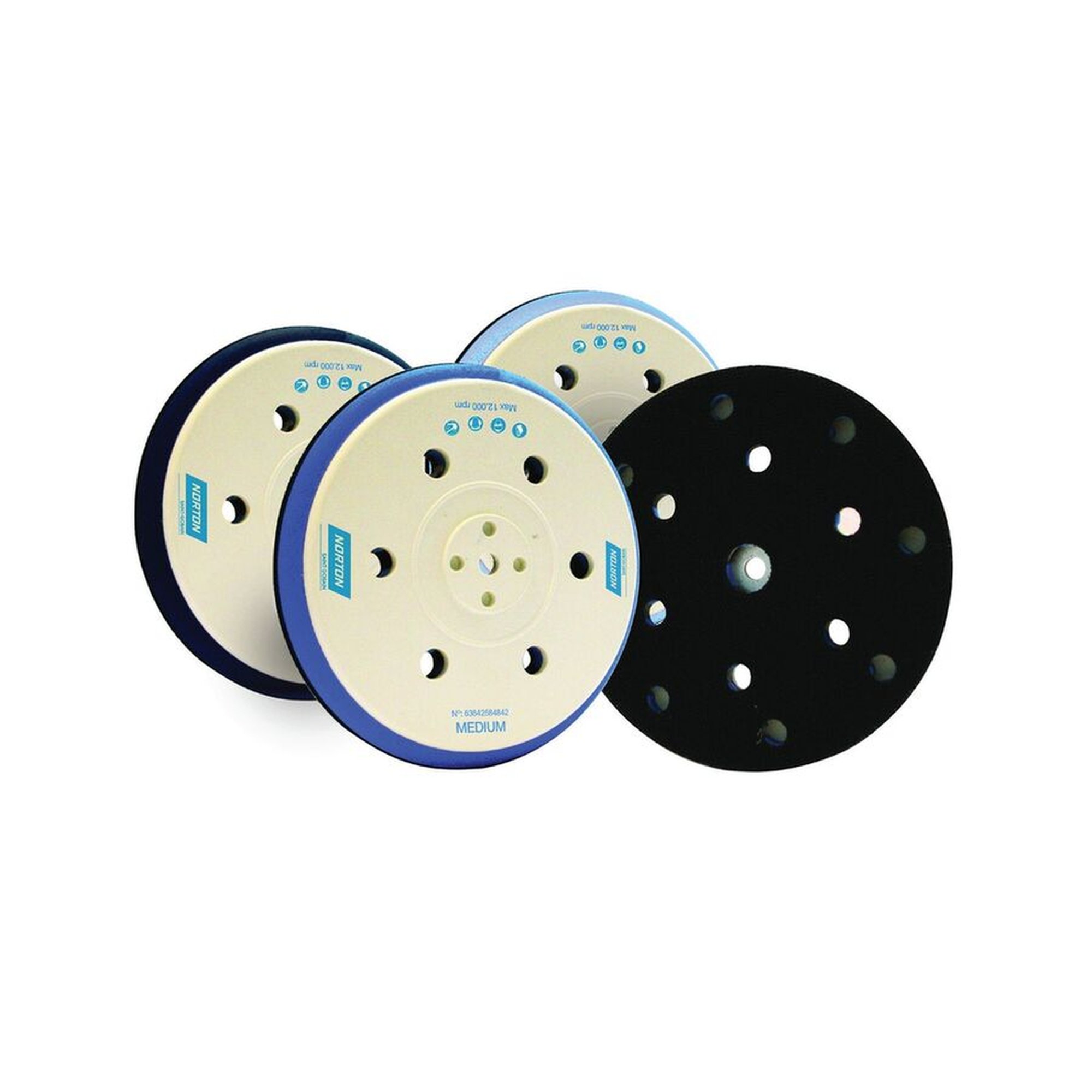 Norton MULTI-AIR PROCESS Stützteller, Durchmesser 150 mm, hochwertiges Zubehör