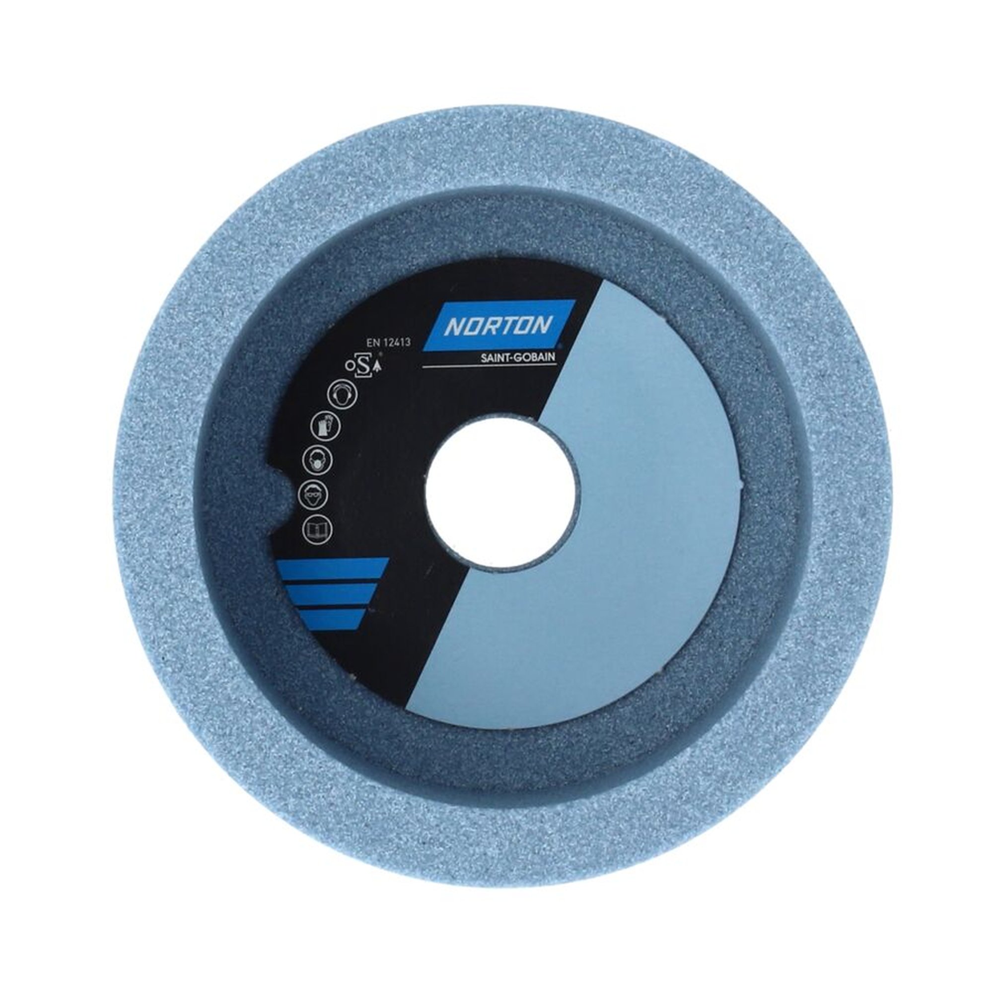 2 x Norton Töpfe & Teller 3SG zum Werkzeugschleifen 60 K VX, langlebig & effizient