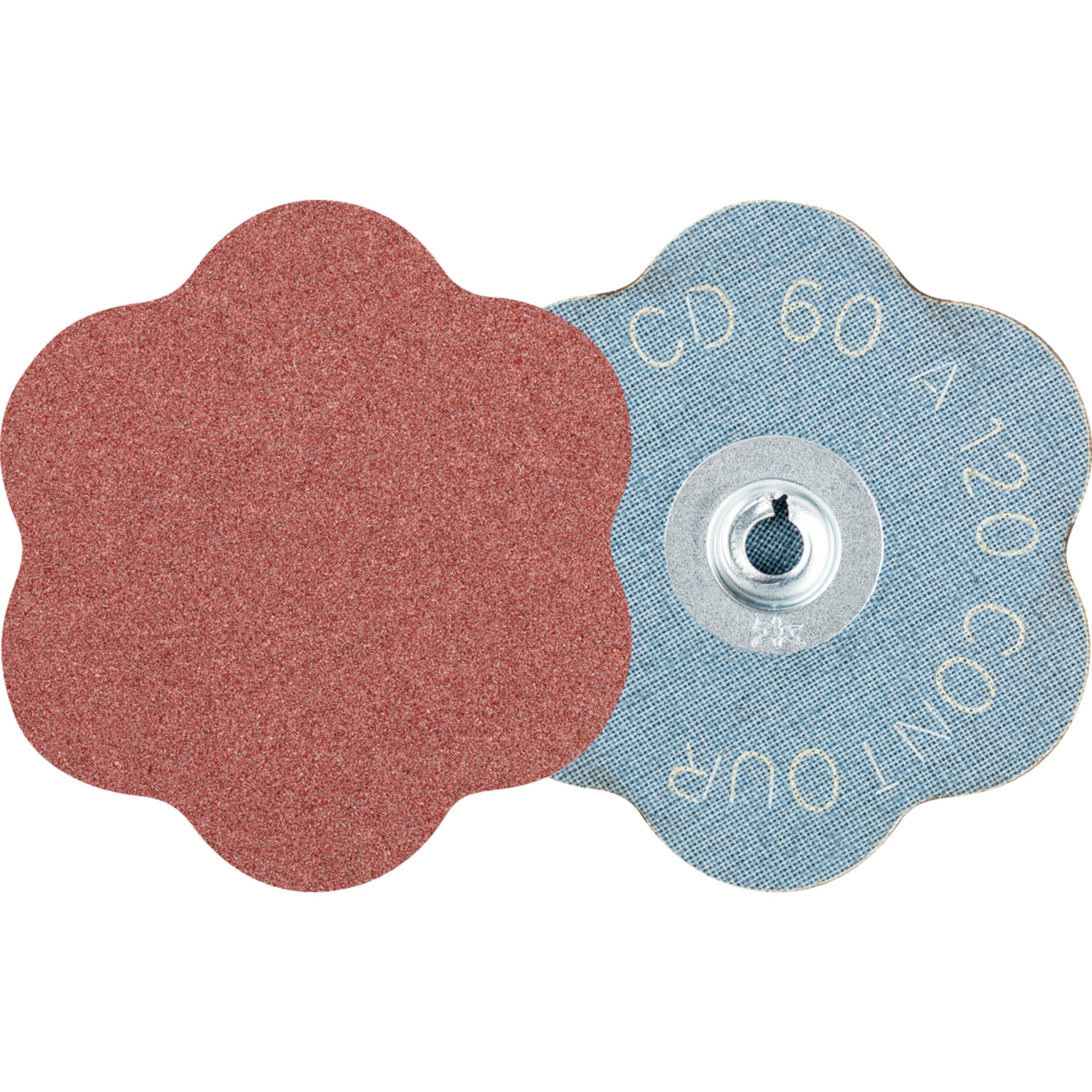 50 x PFERD COMBIDISC-Schleifblatt CD 60 A 120 CONTOUR