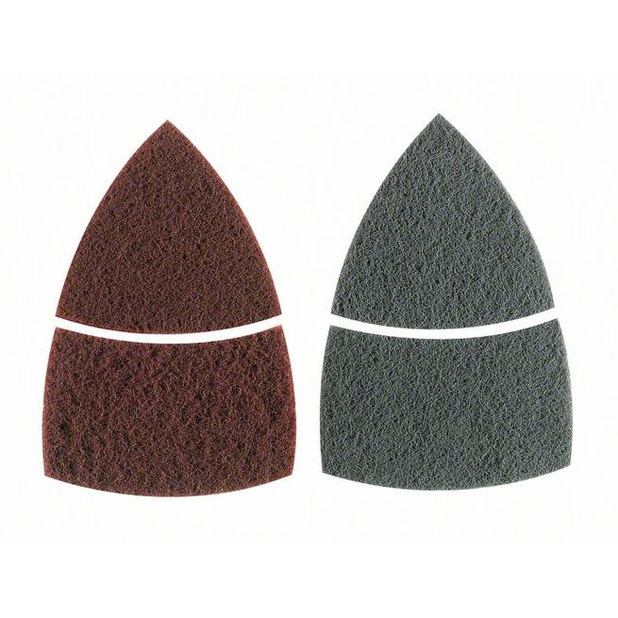 BOSCH Reinigungsvlies-Set für Multischleifer, 2-teilig, Klett, 102 x 62, 93 mm