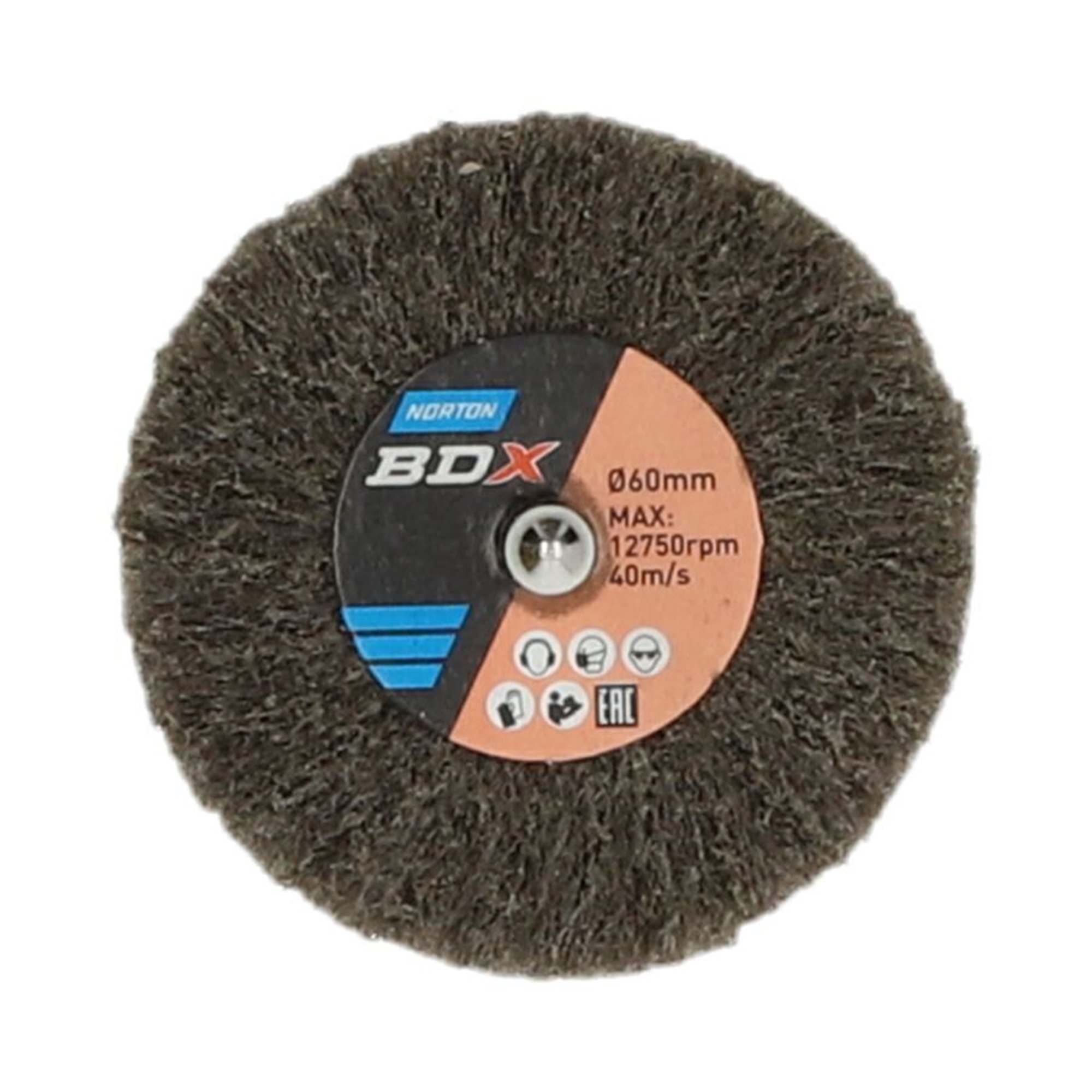 10 x Norton Fächerschleifer Schleifmop mit Schaft 60x30x6 Mittel A F2316