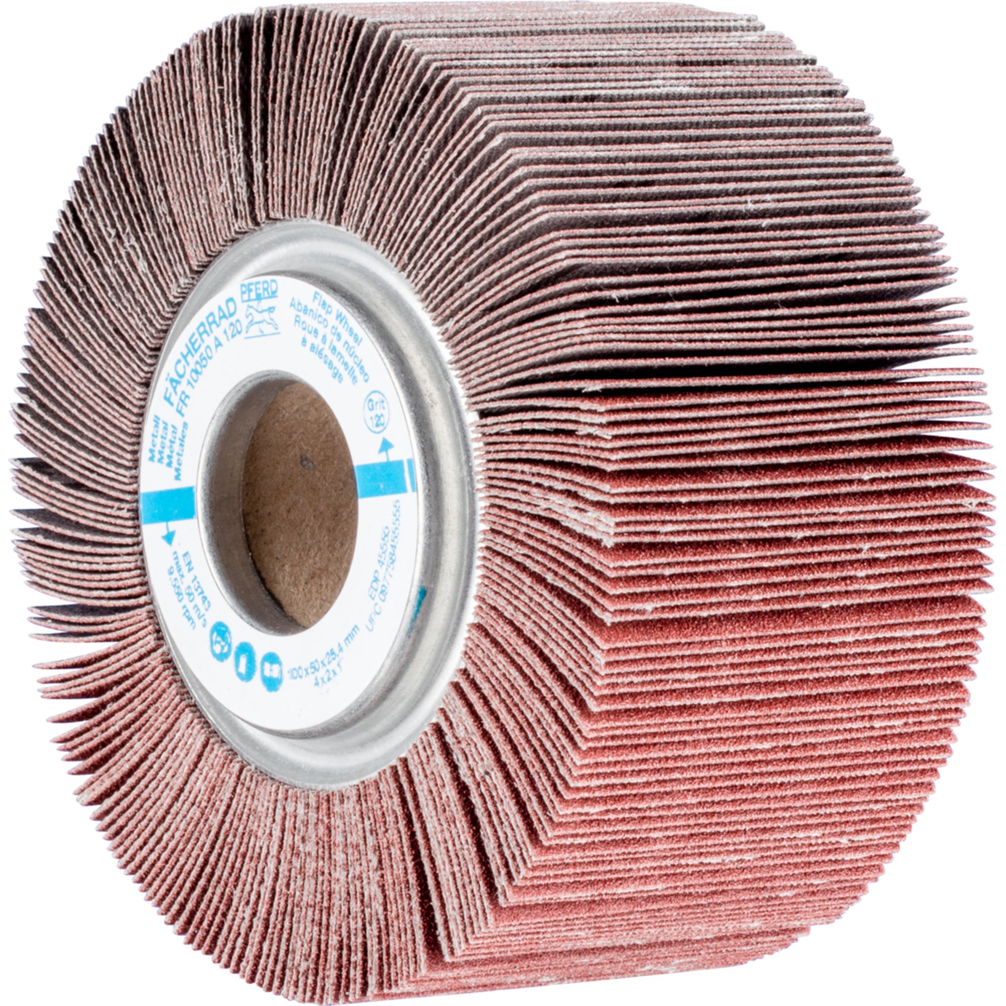 2 x PFERD Fächerrad FR 10050/25,4 A 120