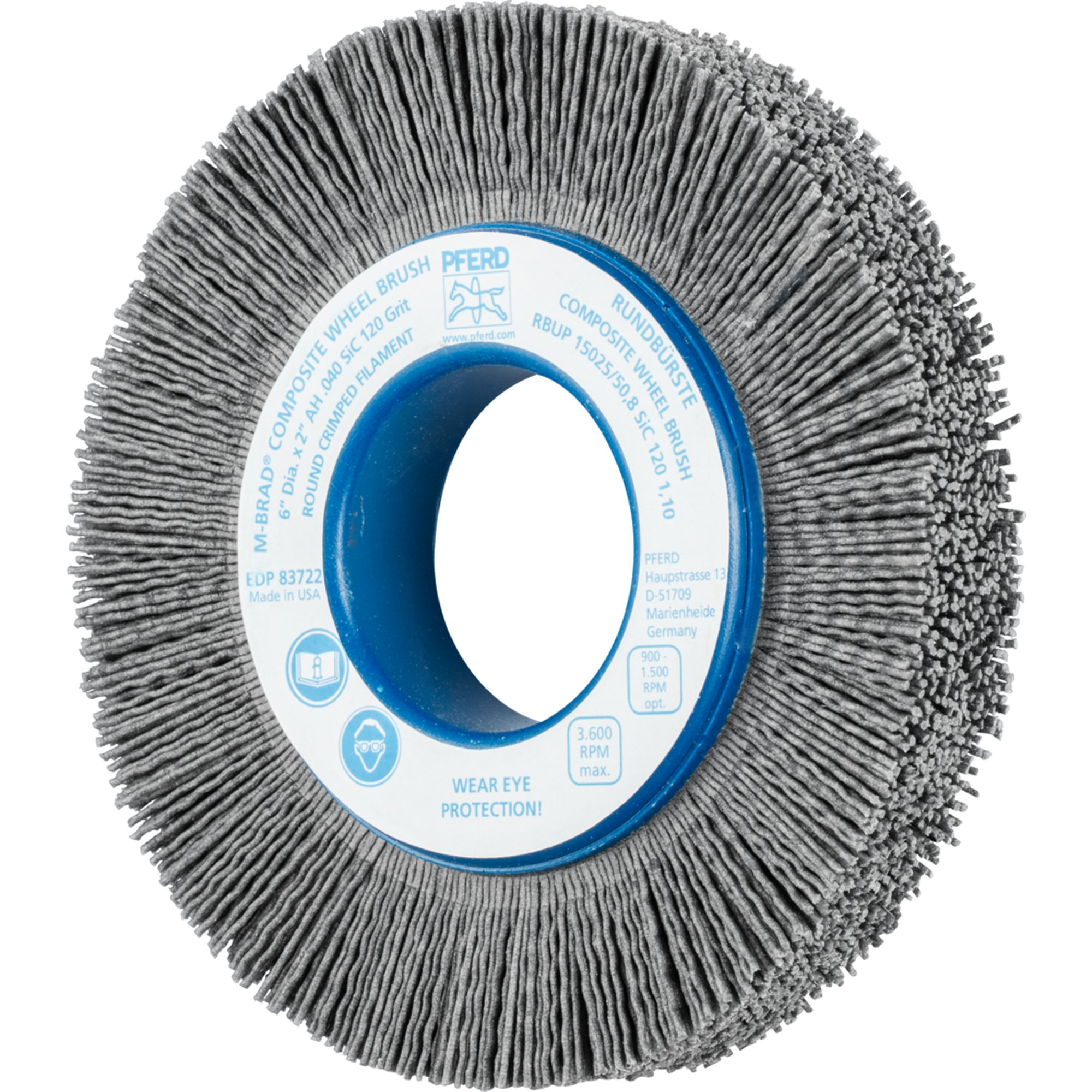 PFERD Rundbürste, ungezopft RBUP 15025/50,8 SiC 120 1,10