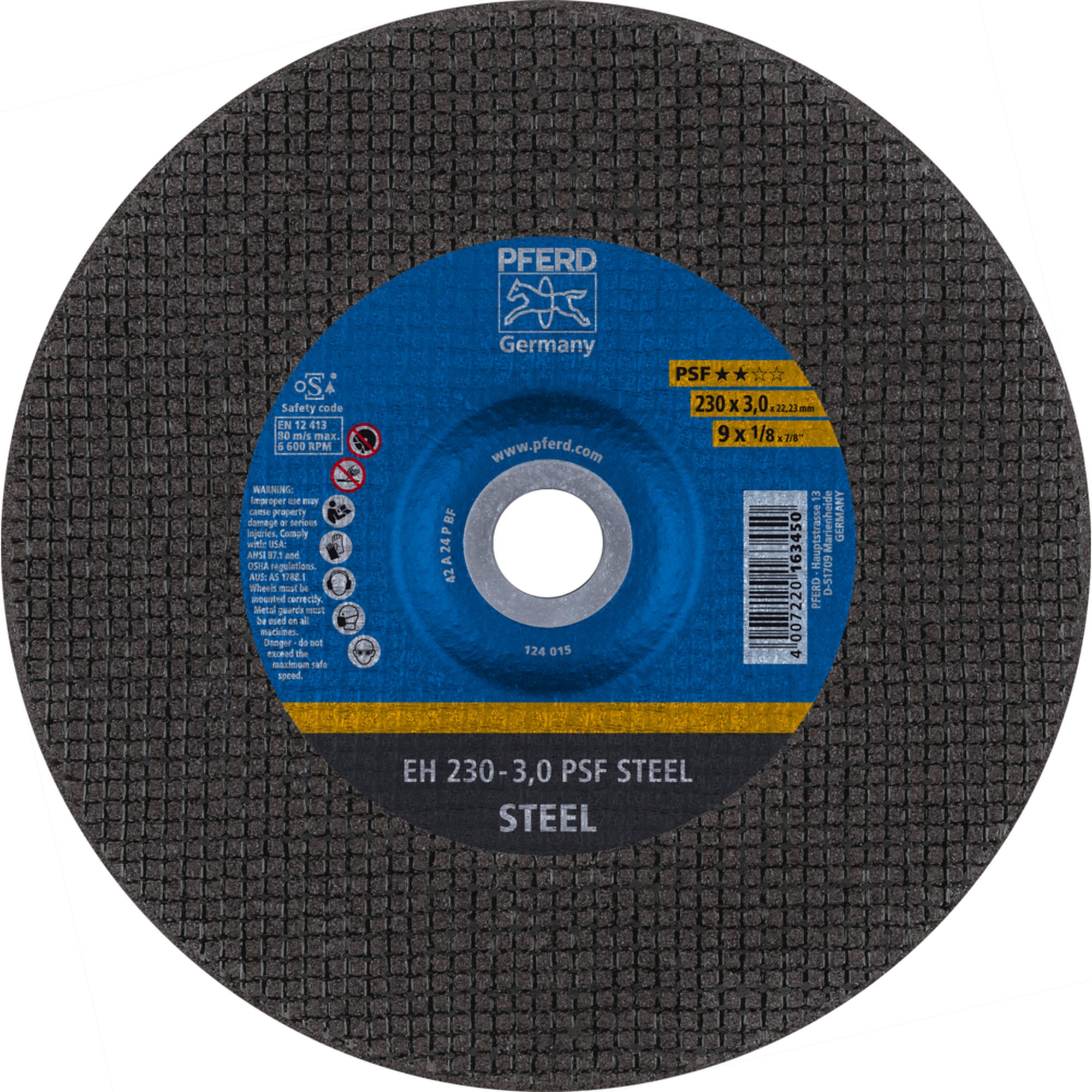 25 x PFERD Trennscheibe EH 230-3,0 PSF STEEL