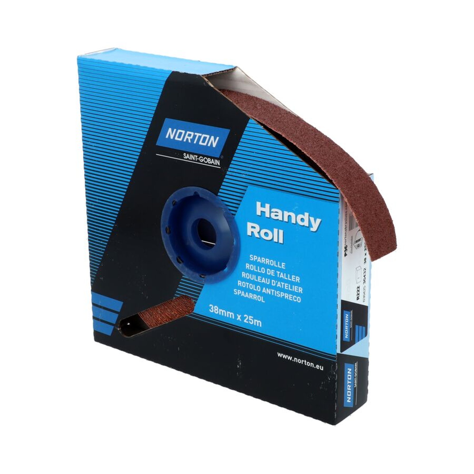 Gewebe Sparrollen Norton R222 38mm x 25m K36 - Hochwertige Schleifrollen