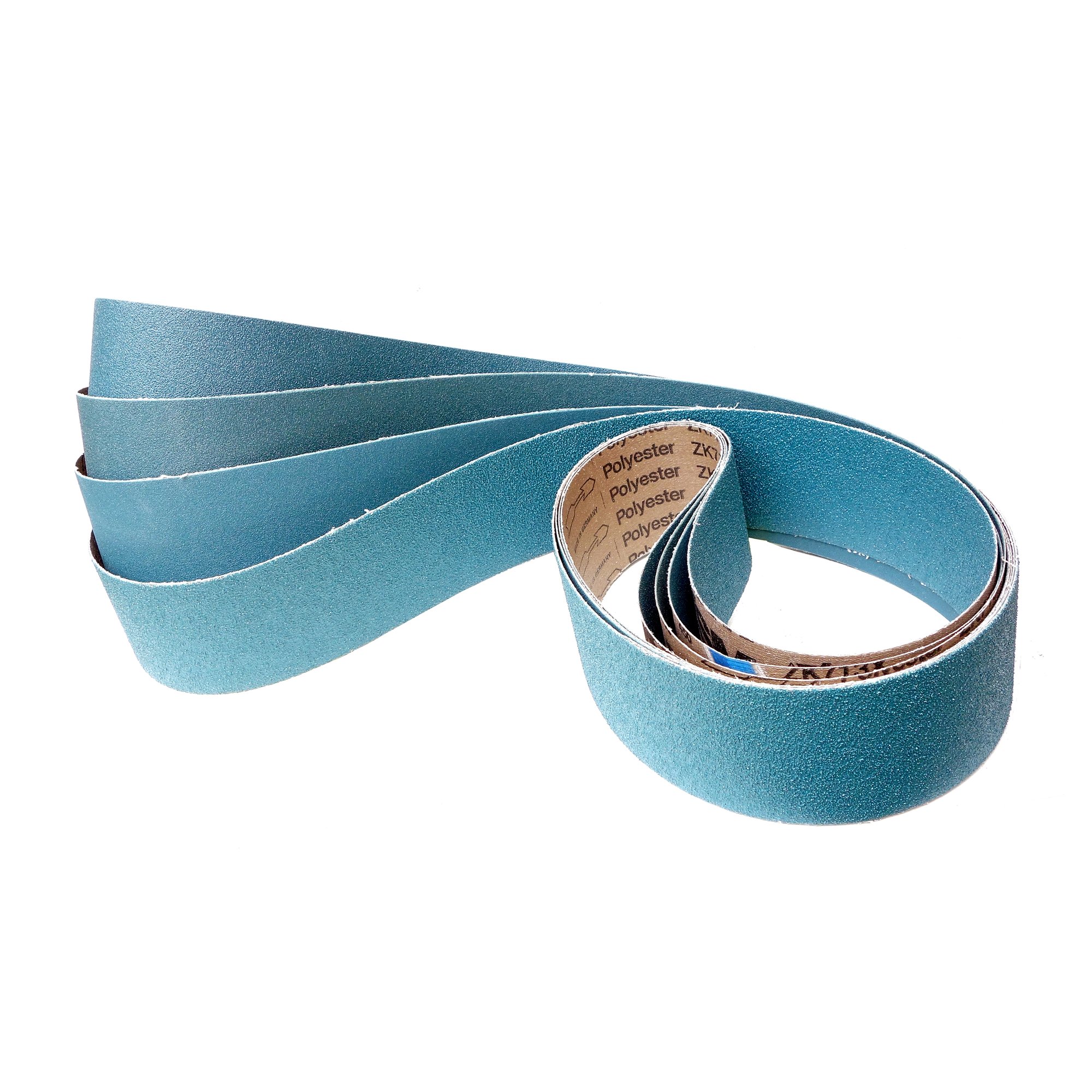 4-teiliges Premium Set VSM Schleifband ZK713X | 75 x 2000 mm | P40-120