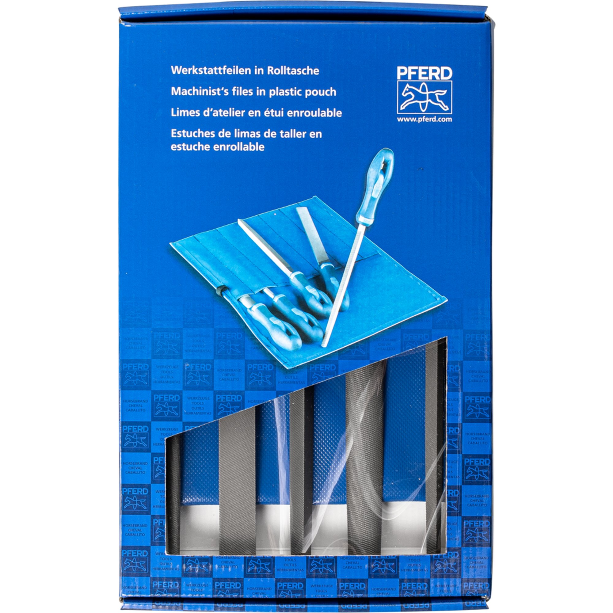 PFERD Werkstattfeilen in Rolltasche 541 WRU 250
