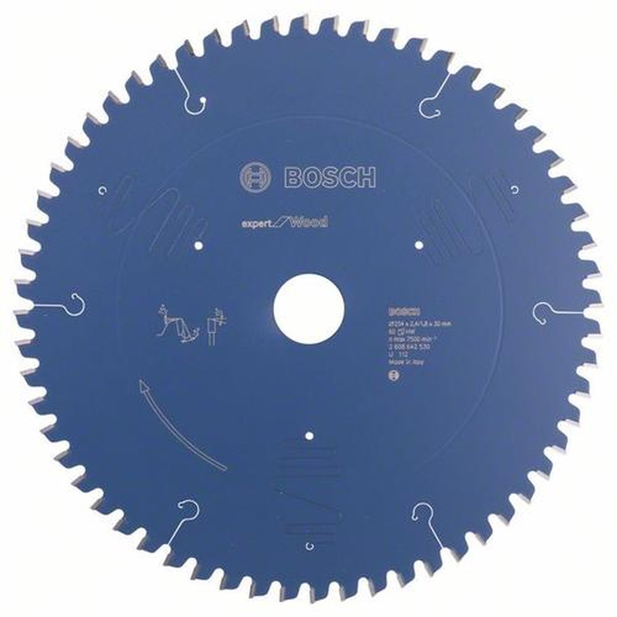 BOSCH Kreissägeblatt Expert für Holz, Ø 254 mm, 60 Zähne