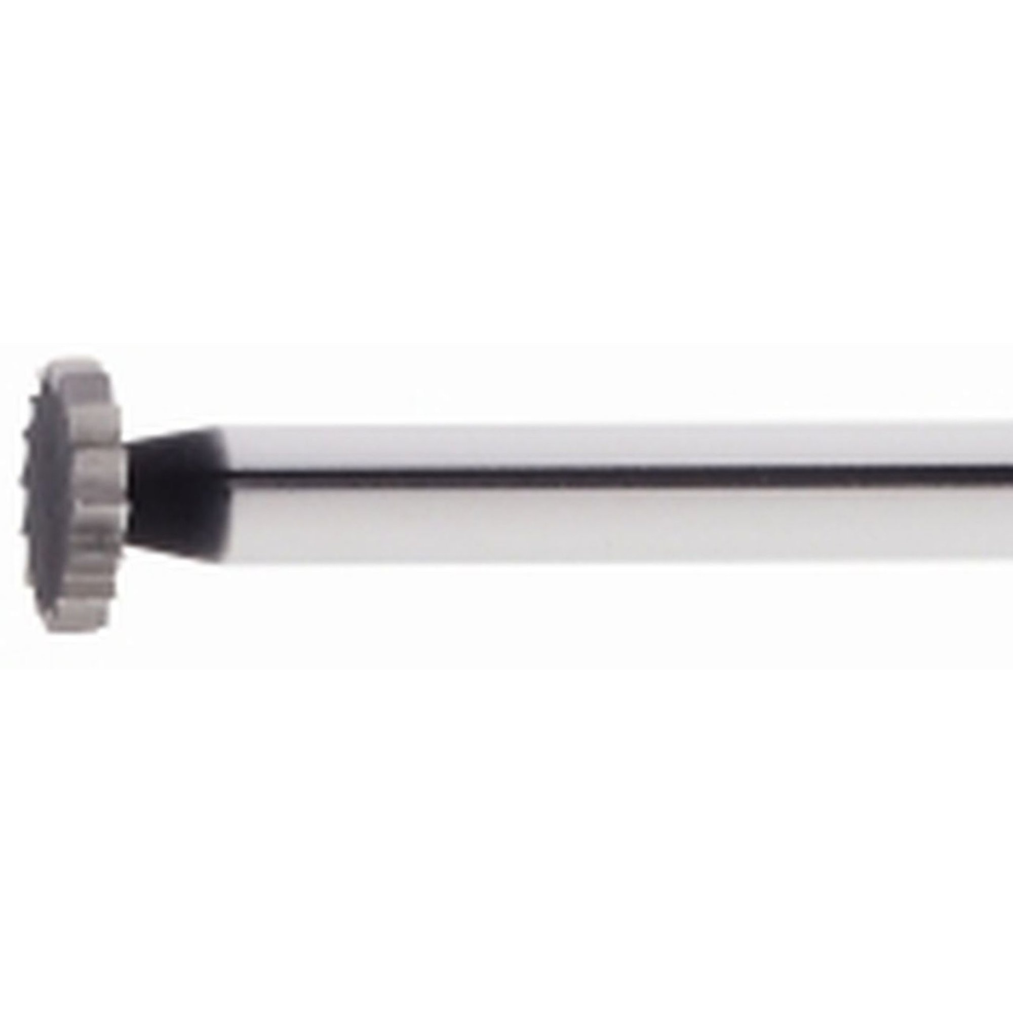 LUKAS HSS-Mini-Fräser MF Zylinder Edelstahl/Stahl 6x1 mm Schaft 3 mm | Verz. 5