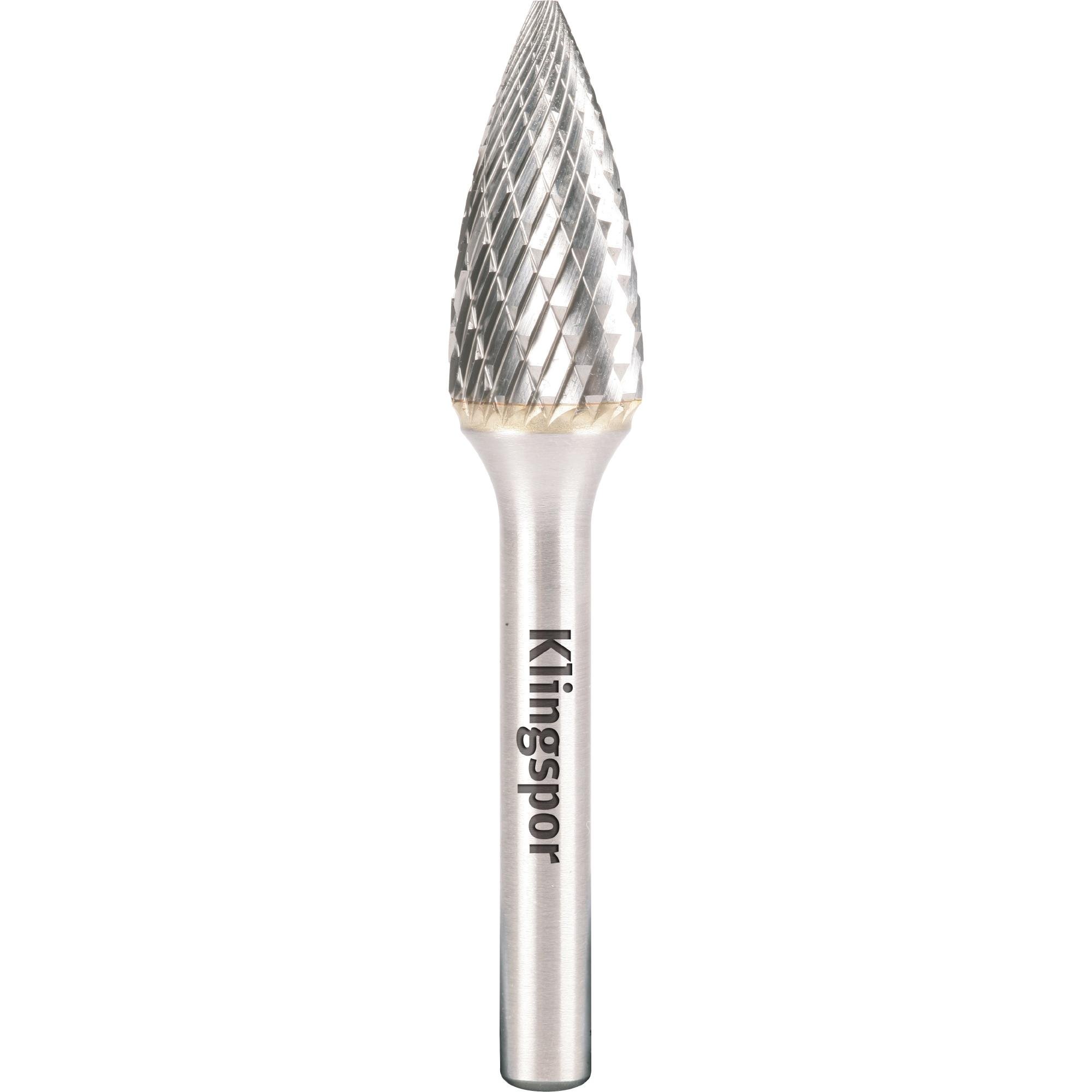 1 x Klingspor HF 100 G Hartmetallfräser, 6 x 18 x 6 mm Kreuzverzahnung