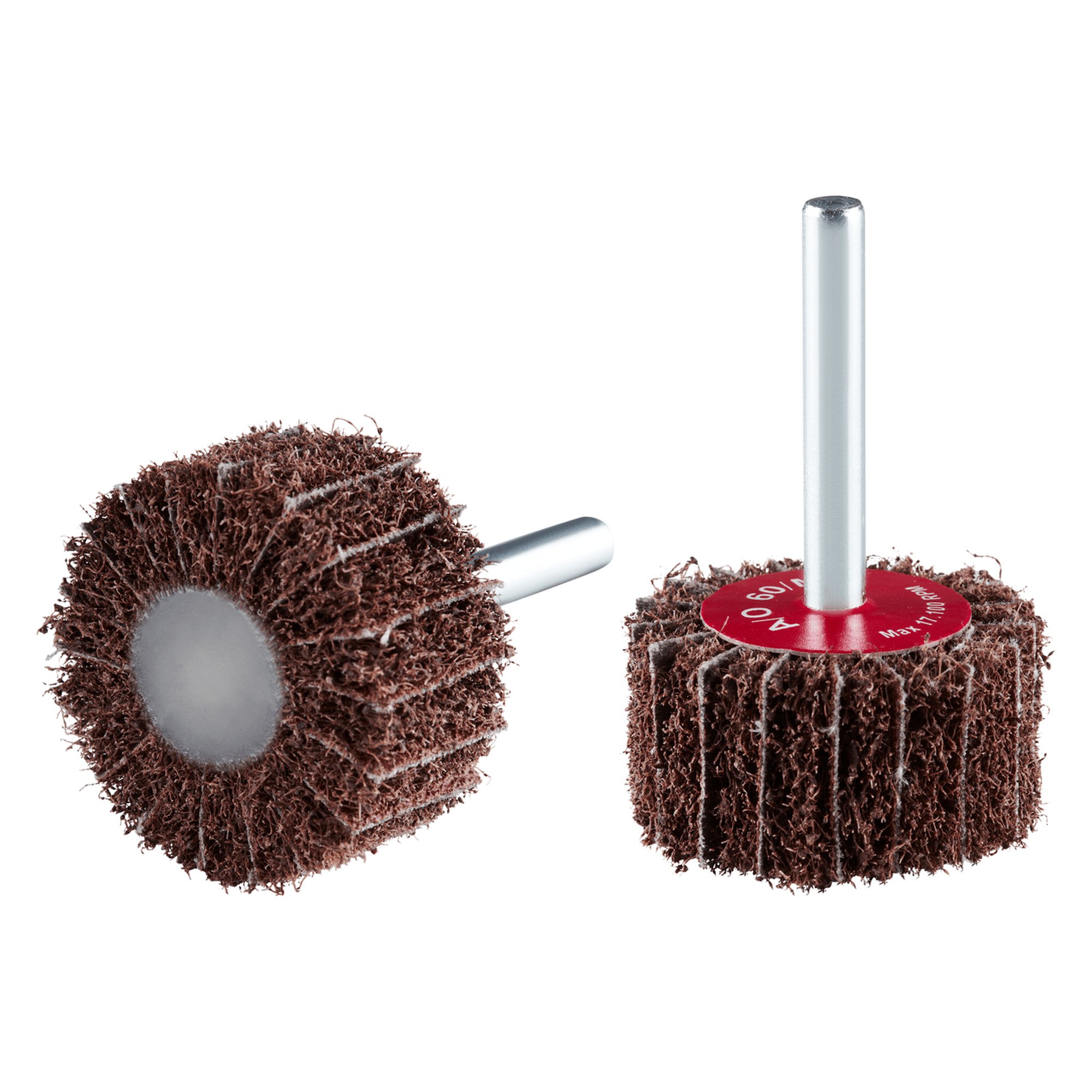 10 x RHODIUS VliesFächerschleifer Schleifmop VSK Ø 40 mm Körnung A60 coarse