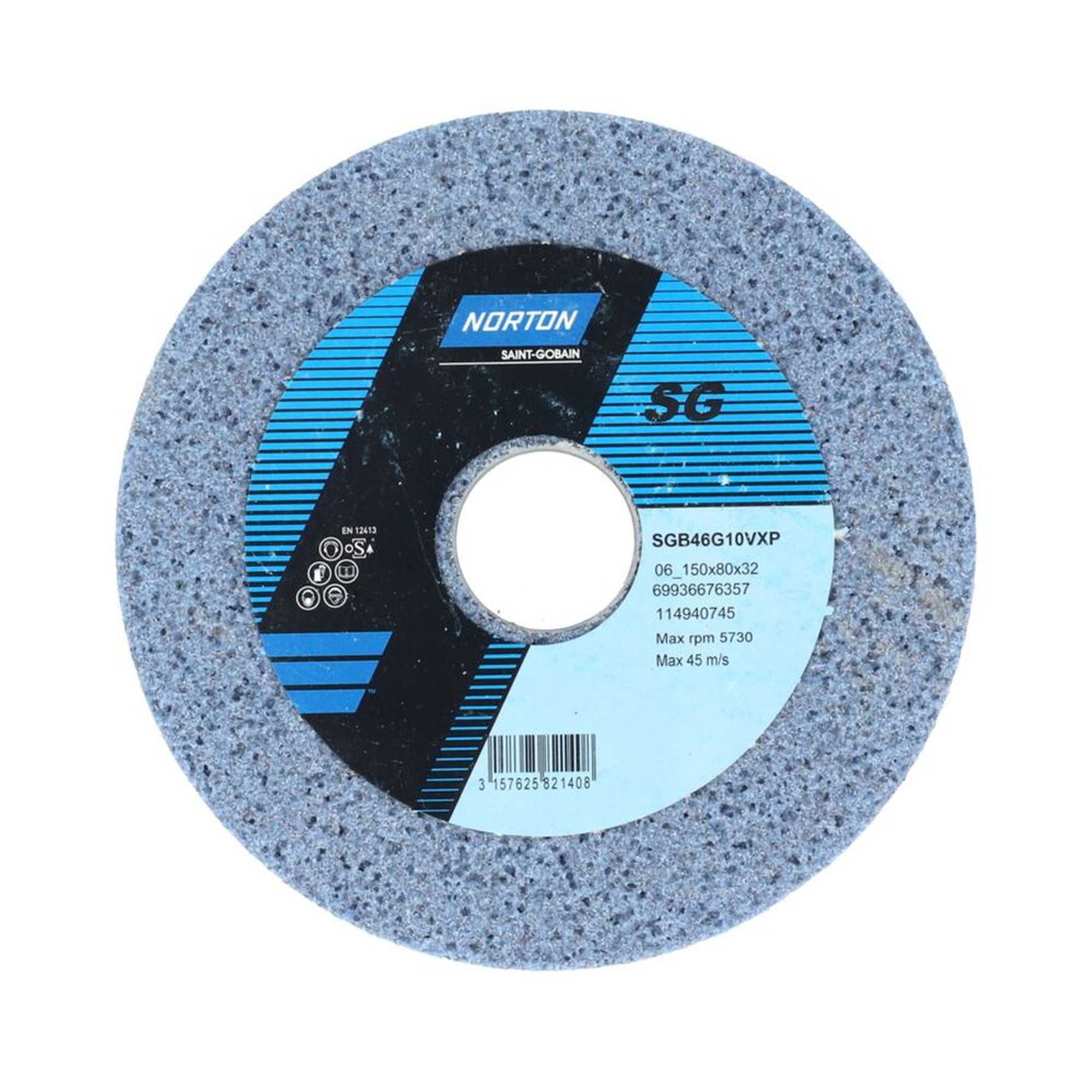 2 x Norton Töpfe & Teller 3SG zum Werkzeugschleifen 46 K VX, langlebig & effizient