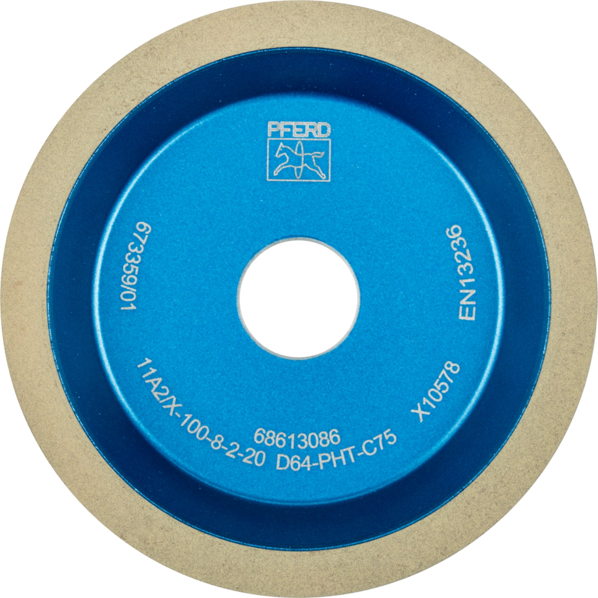 PFERD Diamant-Schleifwerkzeug 11A2/60° 100-8-2-20 D 64 PHT C75