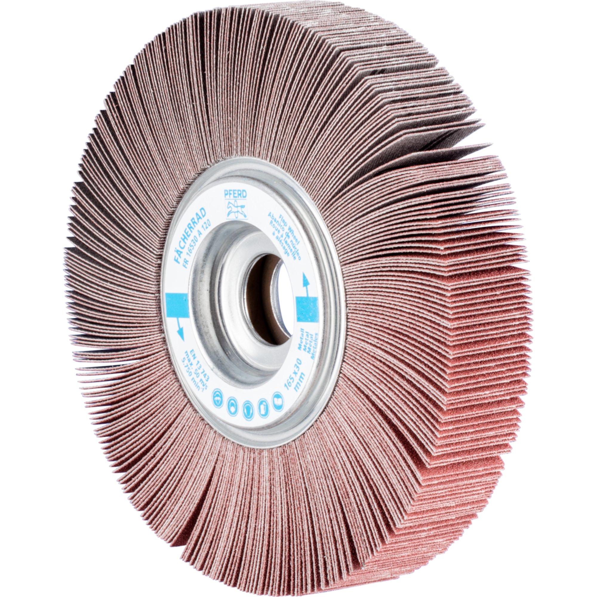 2 x PFERD Fächerrad FR 16530/25,4 A 120