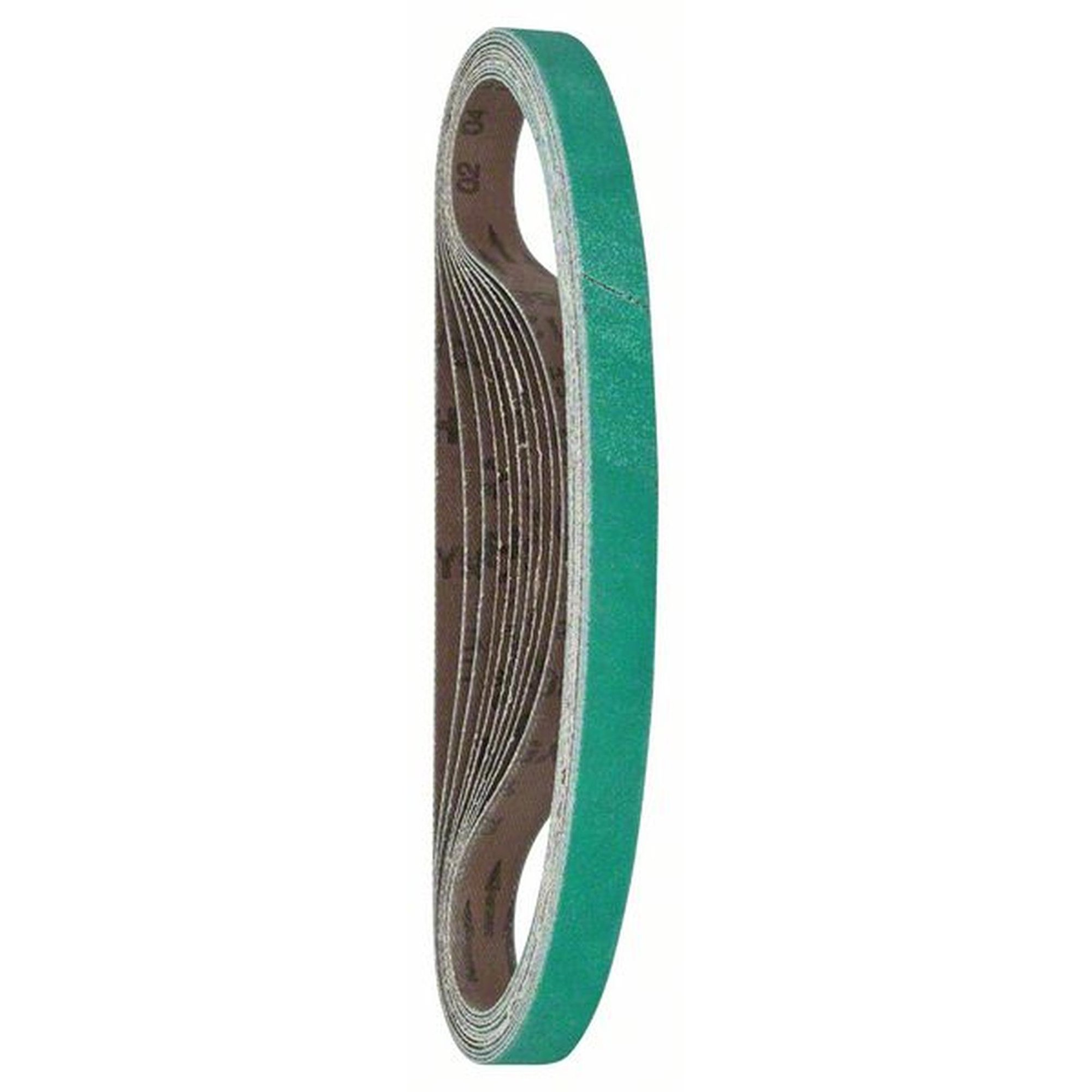 10x BOSCH Schleifband Y580 Best für Edelstahl, 13 x 457 mm, 120