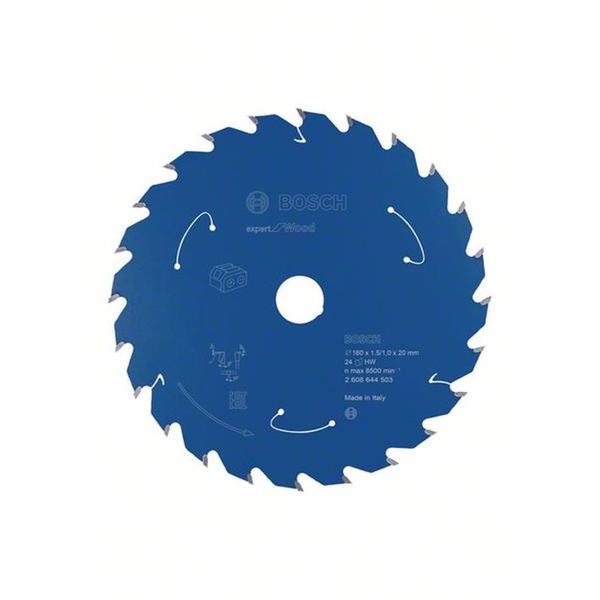 BOSCH Akku-Kreissägeblatt Expert für Holz, Ø  160  mm,  24 Zähne