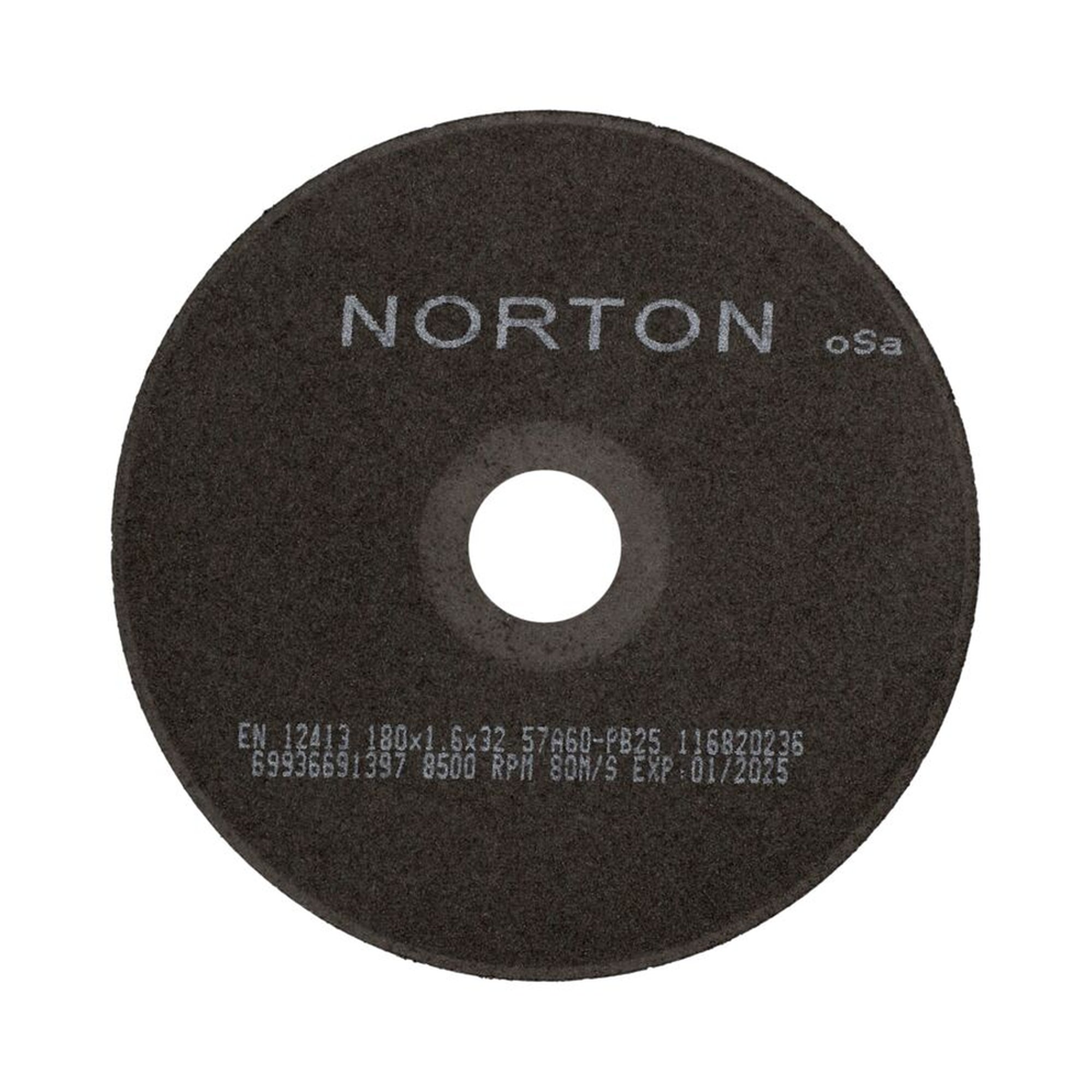 25 x Norton Trennscheibe gerade 41 | 180x1,6x32 | 57A 60 PB25 | Hochleistungsschnitt