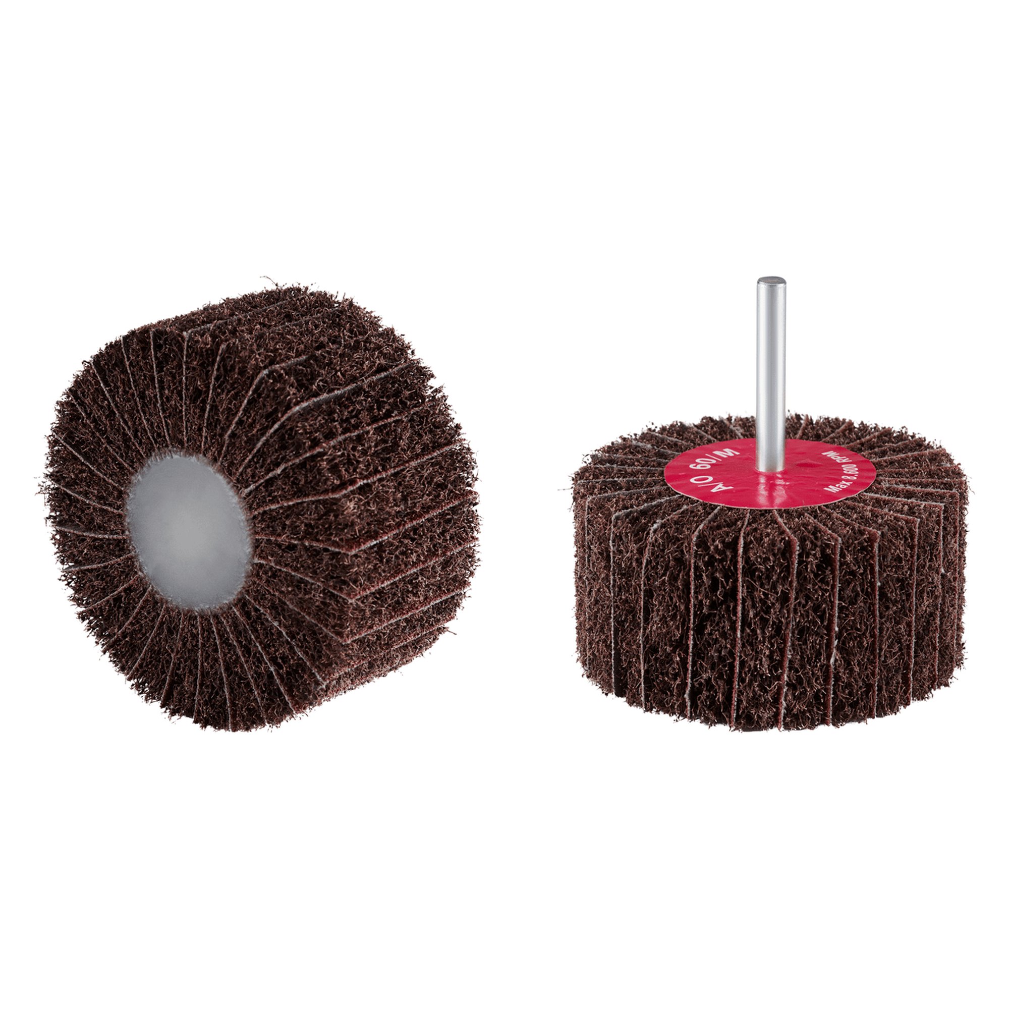 10 x RHODIUS VliesFächerschleifer Schleifmop VSK Ø 80 mm Körnung A60 coarse