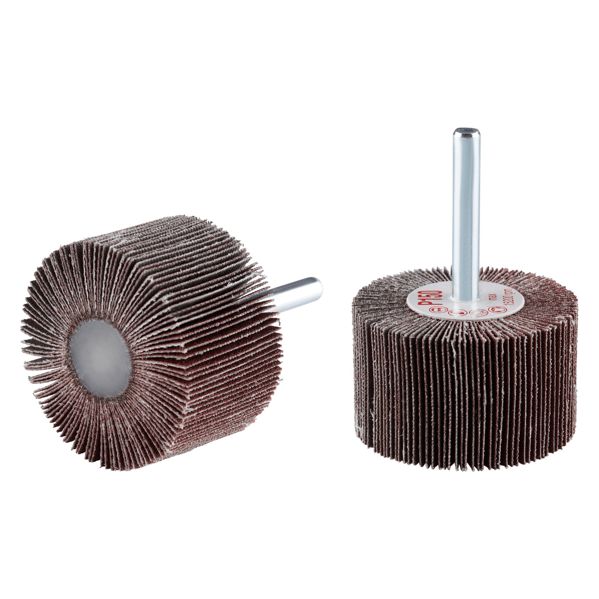 10 x RHODIUS Fächerschleifer Schleifmop FS Ø 60 mm Körnung 40