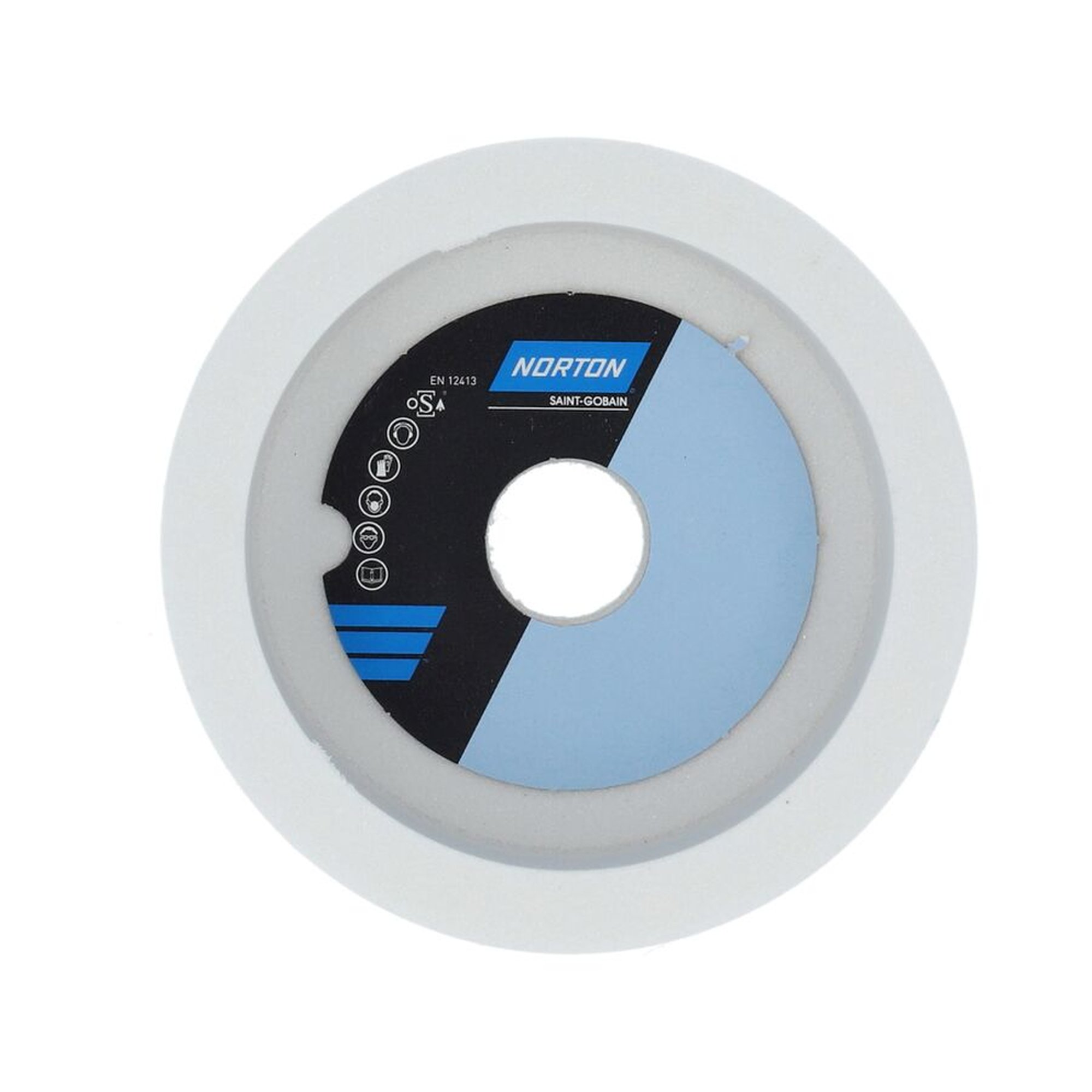 2 x Norton Schleiftopf zylindrisch 100x50x20 K80 Vitrium 3 20/10/14