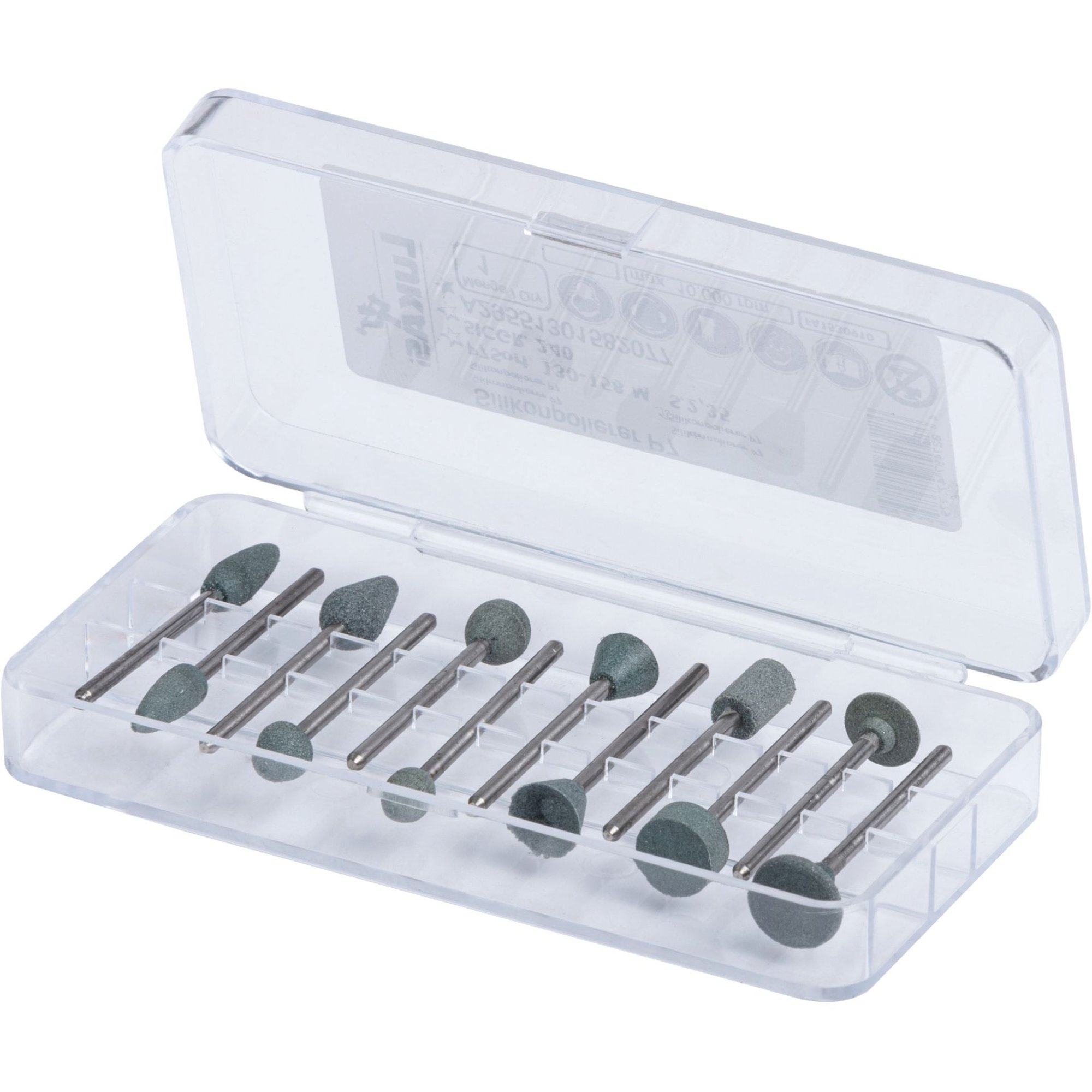 LUKAS Kleinpolierstifte-Set 12-teilig | Schaft 2.35x40 mm Korn 240