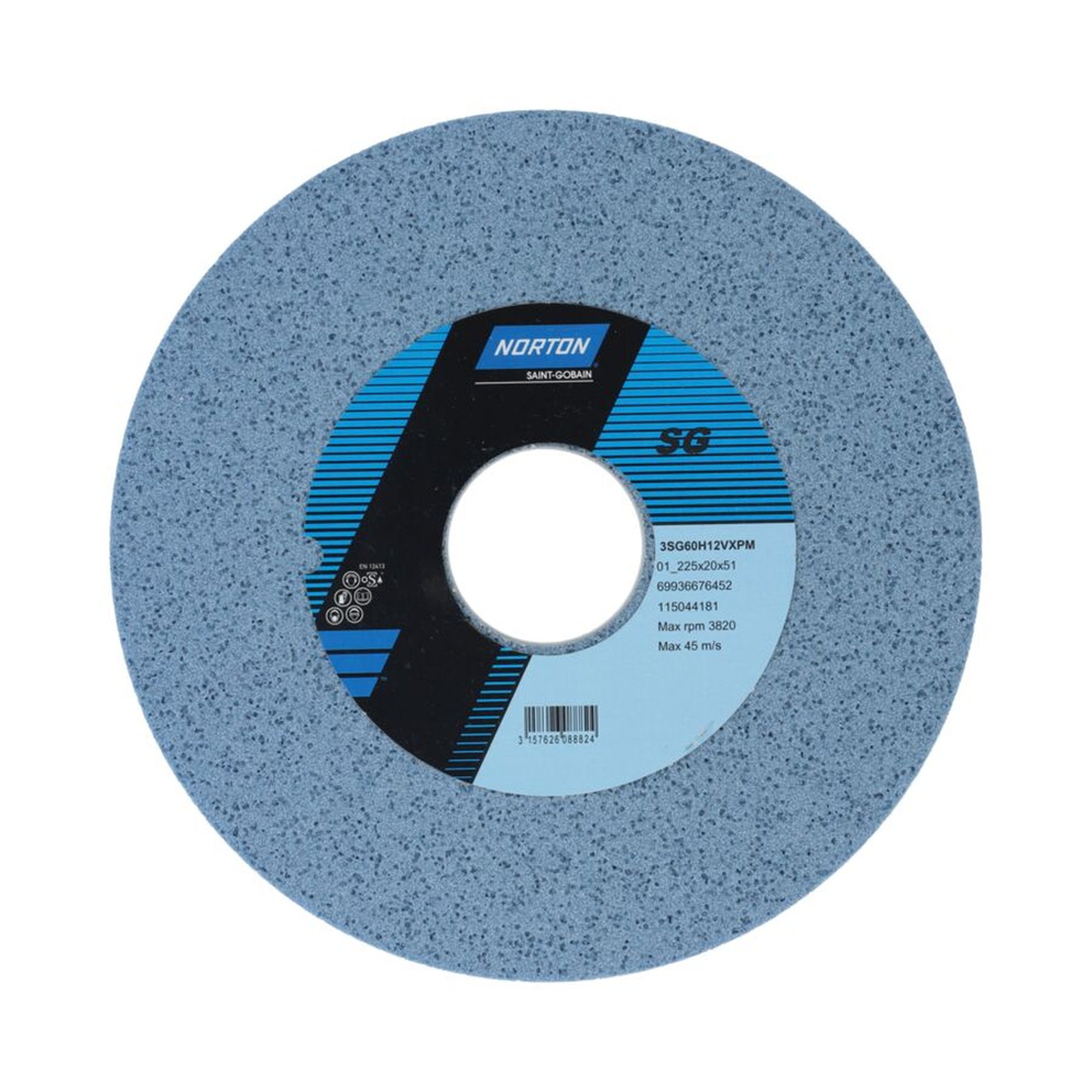 2 x Norton Scheiben SGB 46 K VX zum Werkzeugschleifen - Hochwertige Schleifscheiben