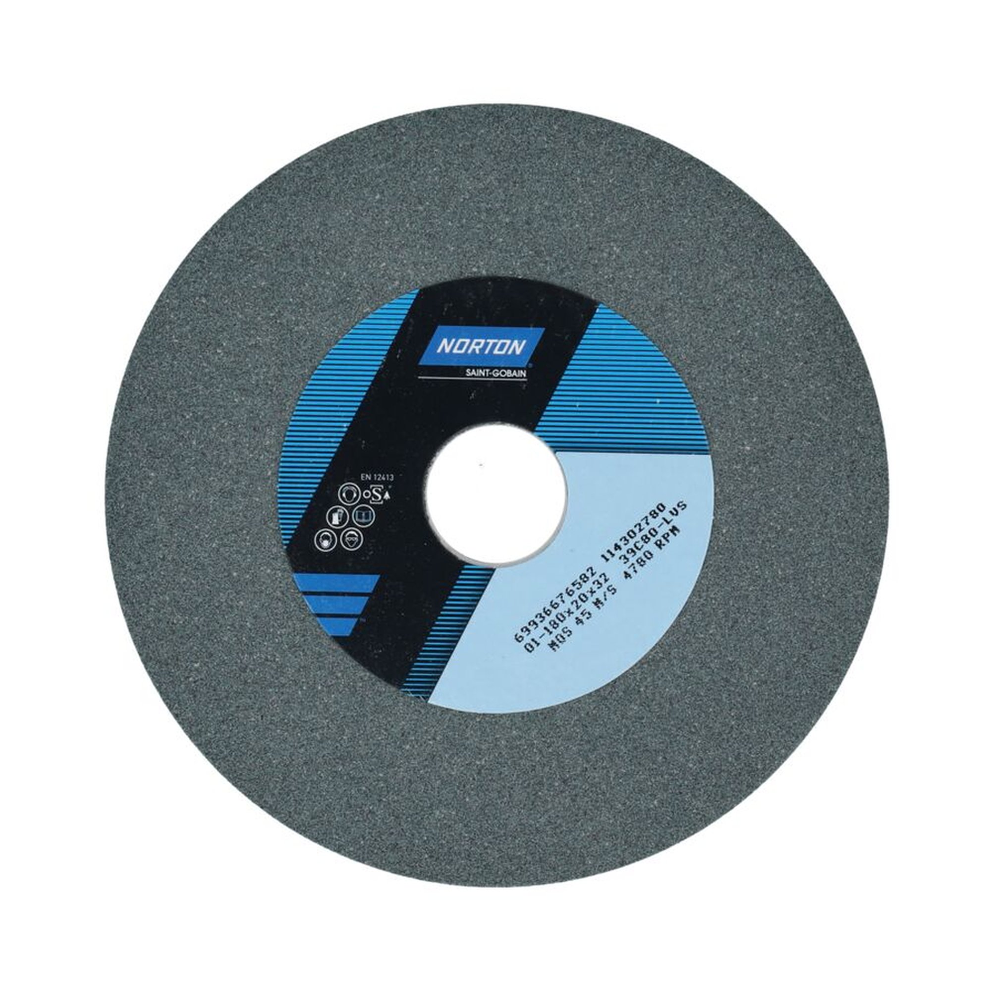 2 x Norton Scheiben 39C zum Werkzeugschleifen 80 L VS, langlebig und effizient