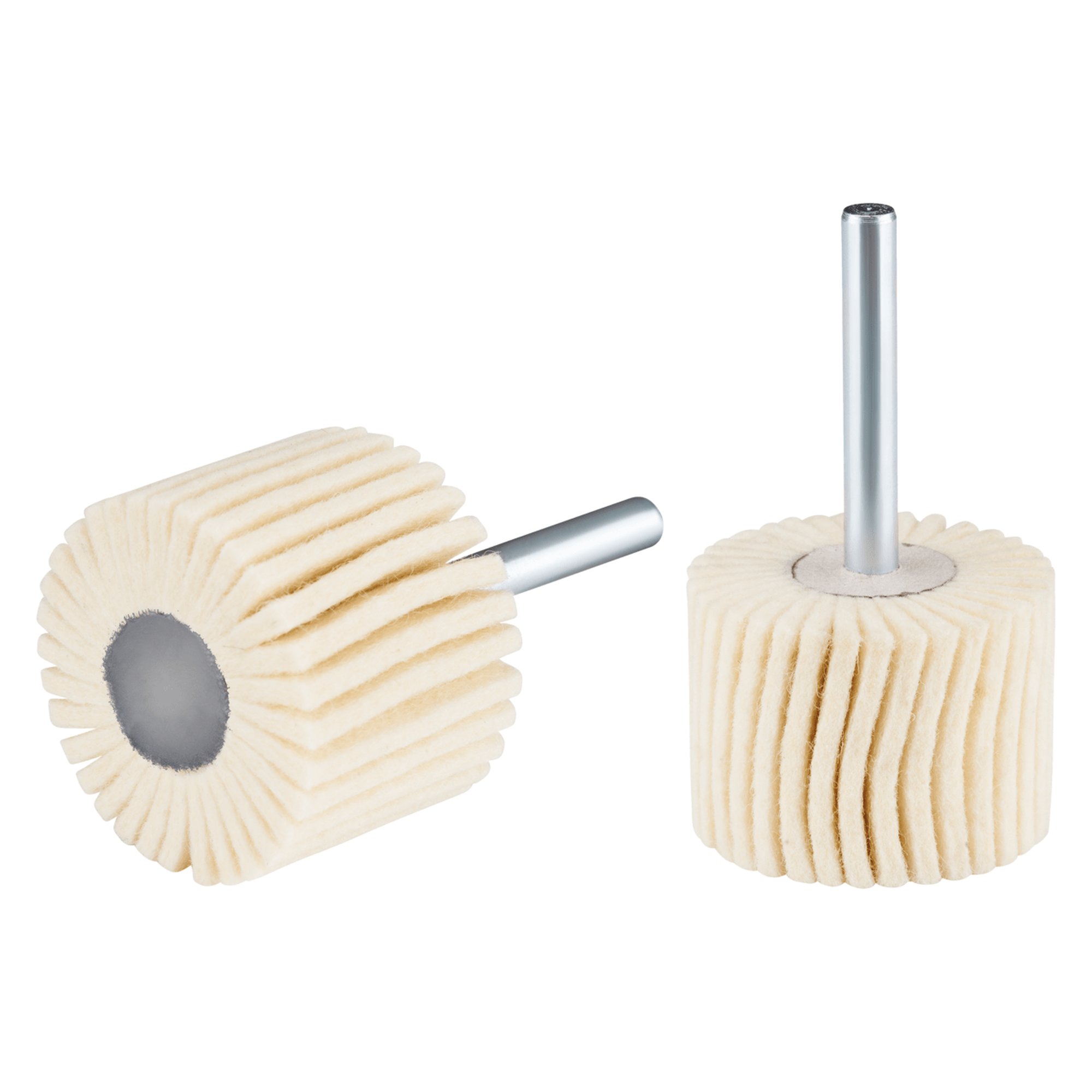 10 x RHODIUS Schleifmop Filzlamellenpolierer FLP Ø 40 mm