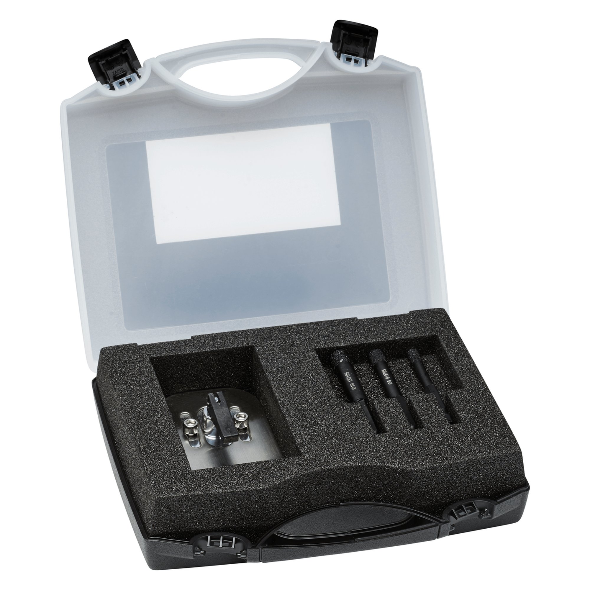 RHODIUS Fliesenbohrkronen CD40 SET 4-teilig (6, 8, 10, Anbohrhilfe )