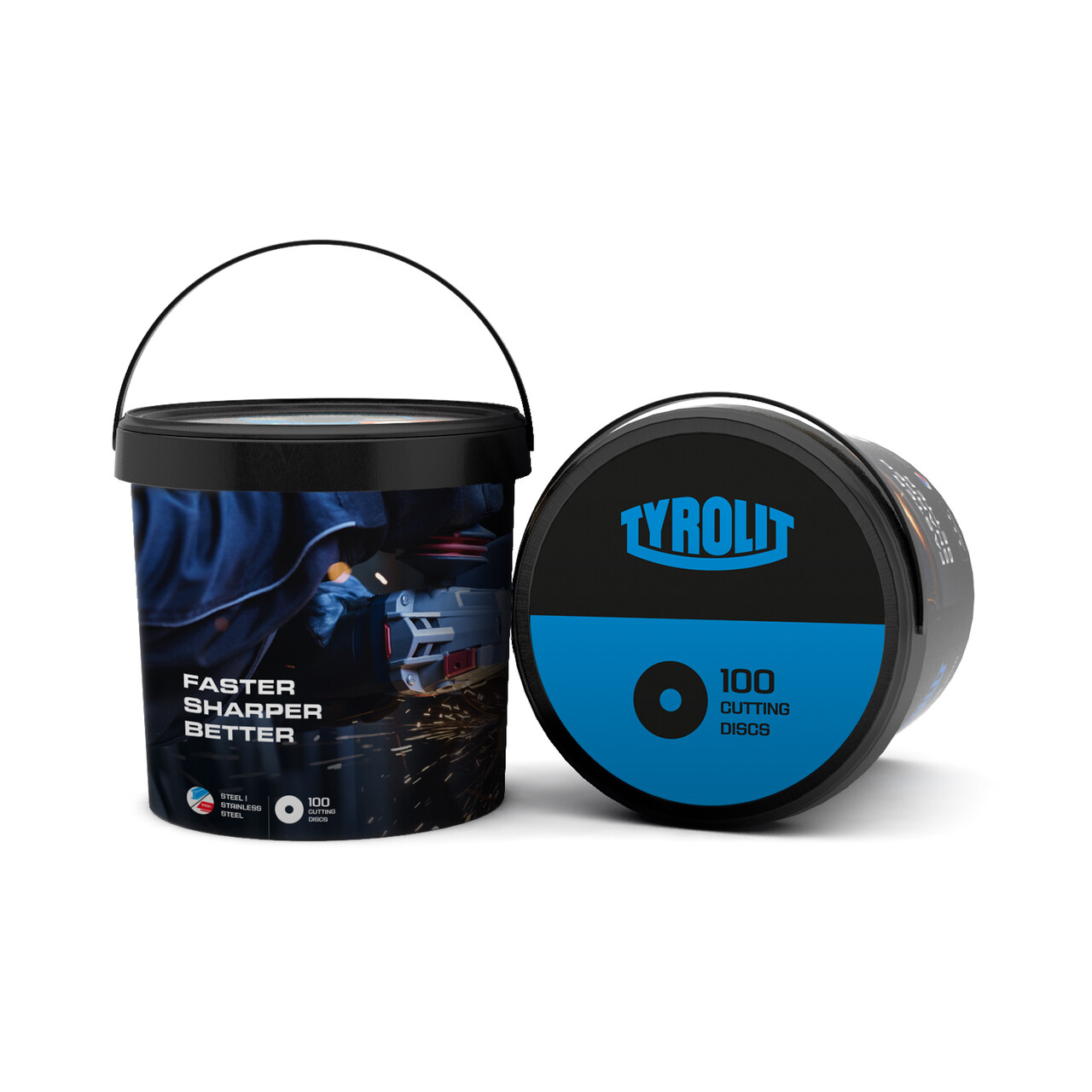 100x Tyrolit Trennscheibe gerade 115x1x22,23 mm A60 BASIC Stahl/Inox