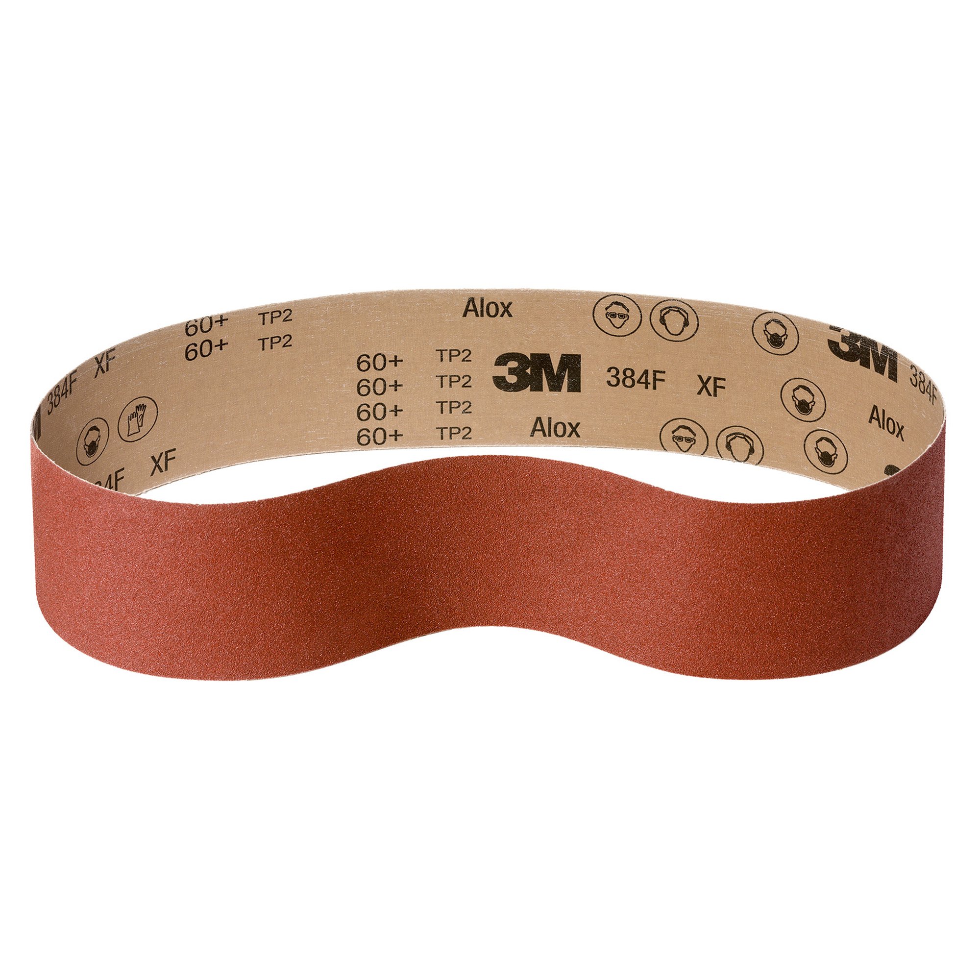 2x 3M Gewebe Schleifband 384F | 200 x 480 mm | Korn P400+