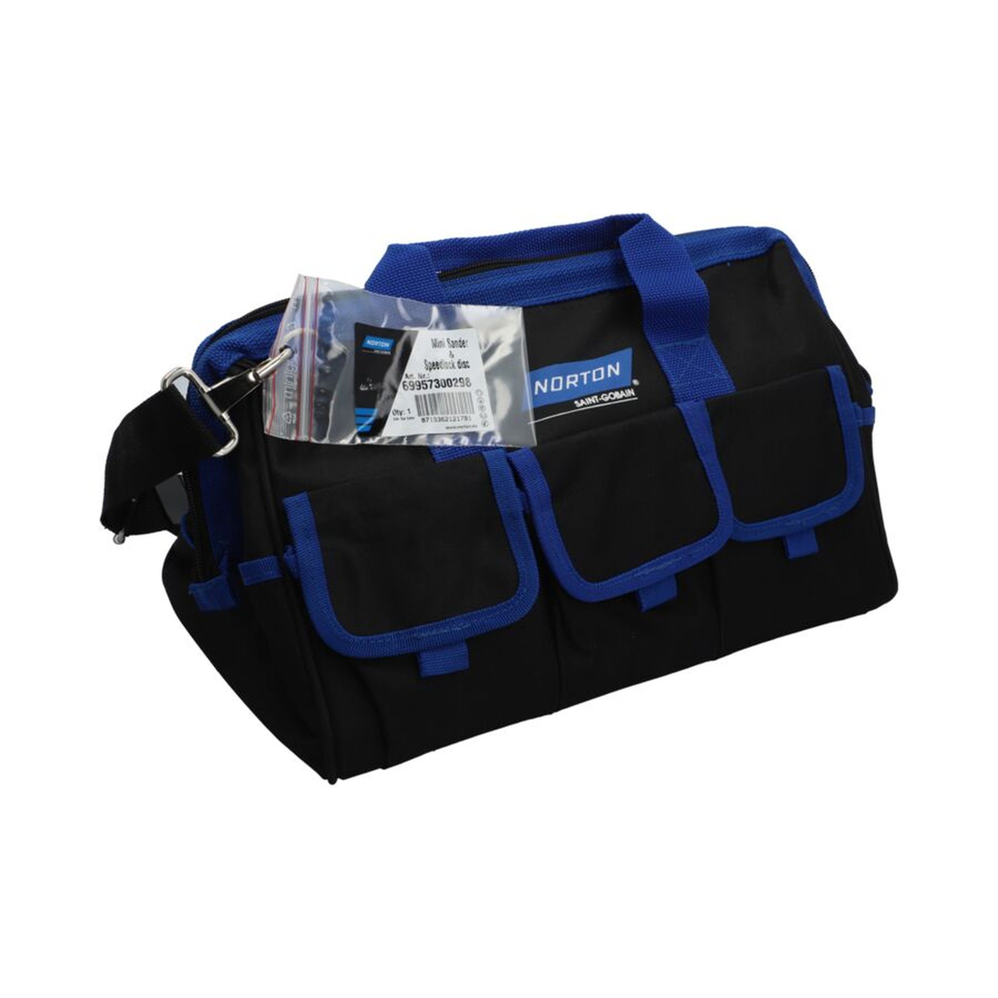 Norton Mini-Winkel-Stabschleifer Starter-Set - Kompaktes Schleifwerkzeug-Set