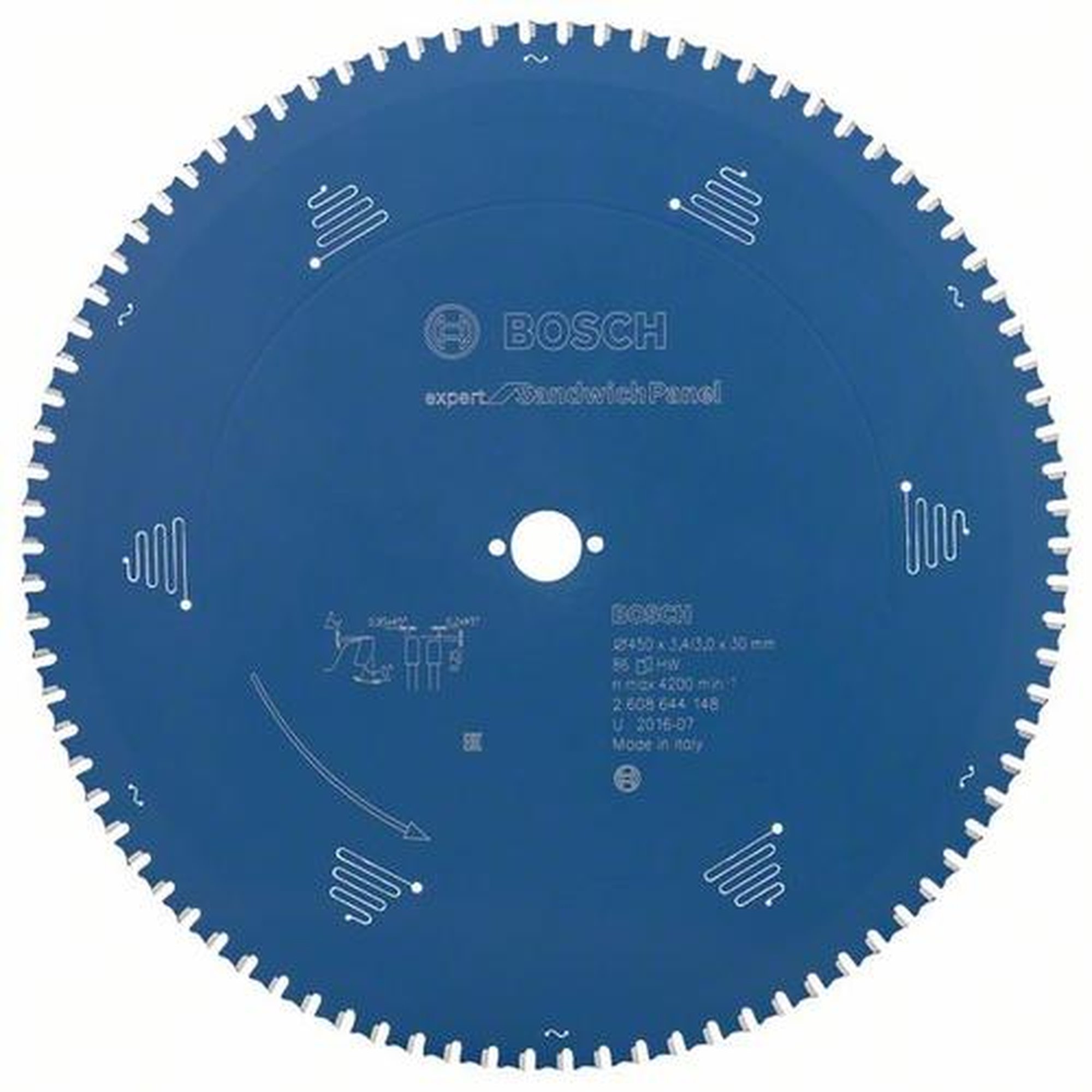 BOSCH Kreissägeblatt Expert für Sandwichpaneele, Ø 450 mm, 86 Zähne