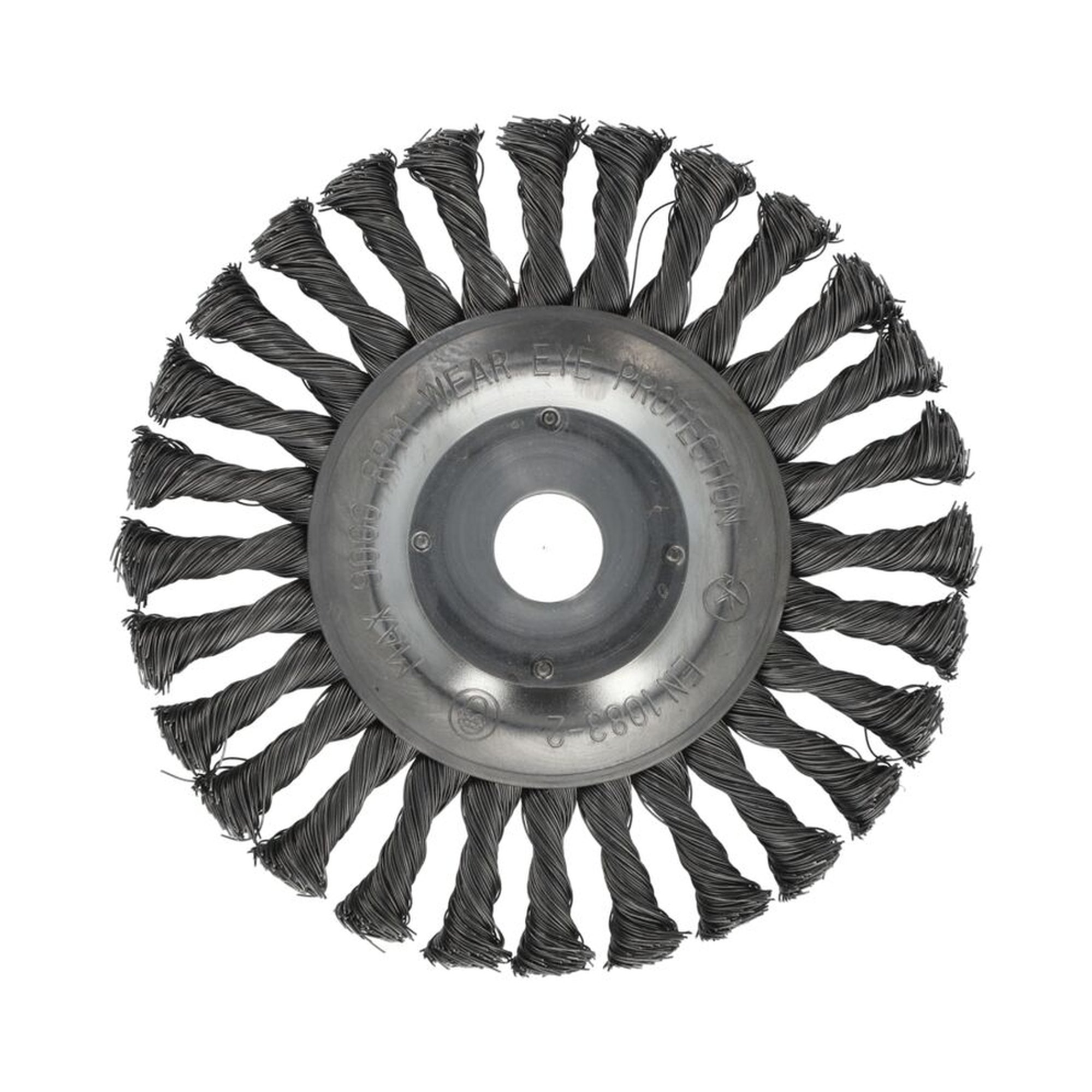 Norton Drahtbürste Rundbürste gezopft WHB 178mm 15mm 22,2mm 0,50mm T35