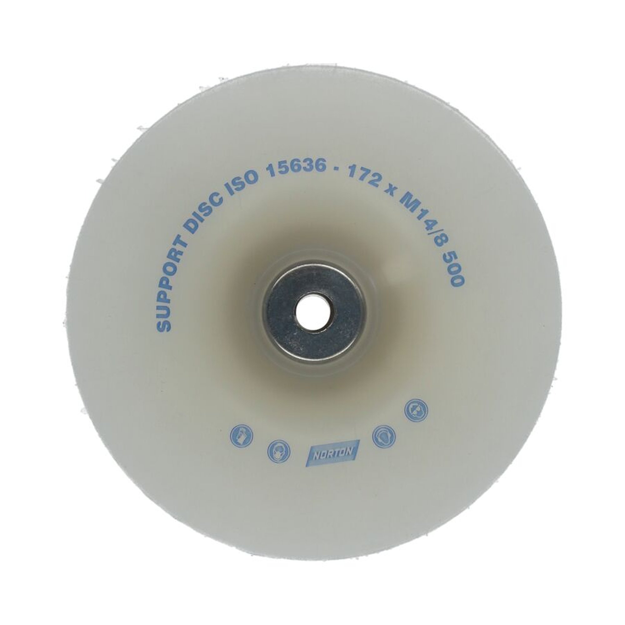 5 x Norton Stützteller Nylon Conventional, langlebig, robust, Ø 125 mm, 5 Stück