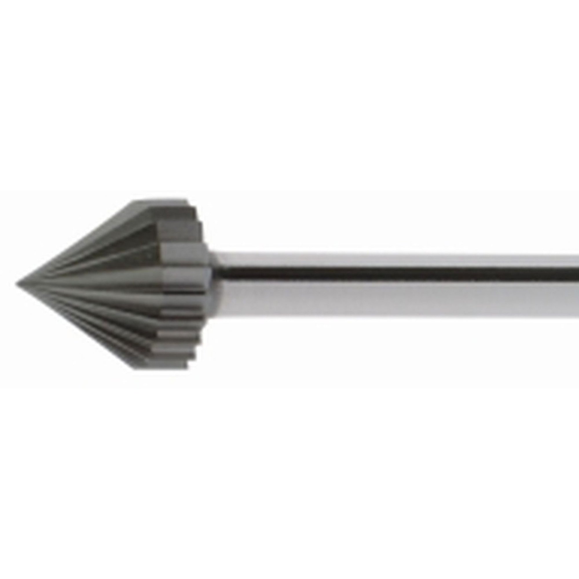 LUKAS HSS-Mini-Fräser MF Kegelsenk Edelstahl/Stahl 8x8 mm Schaft 3 mm | Verz. 5