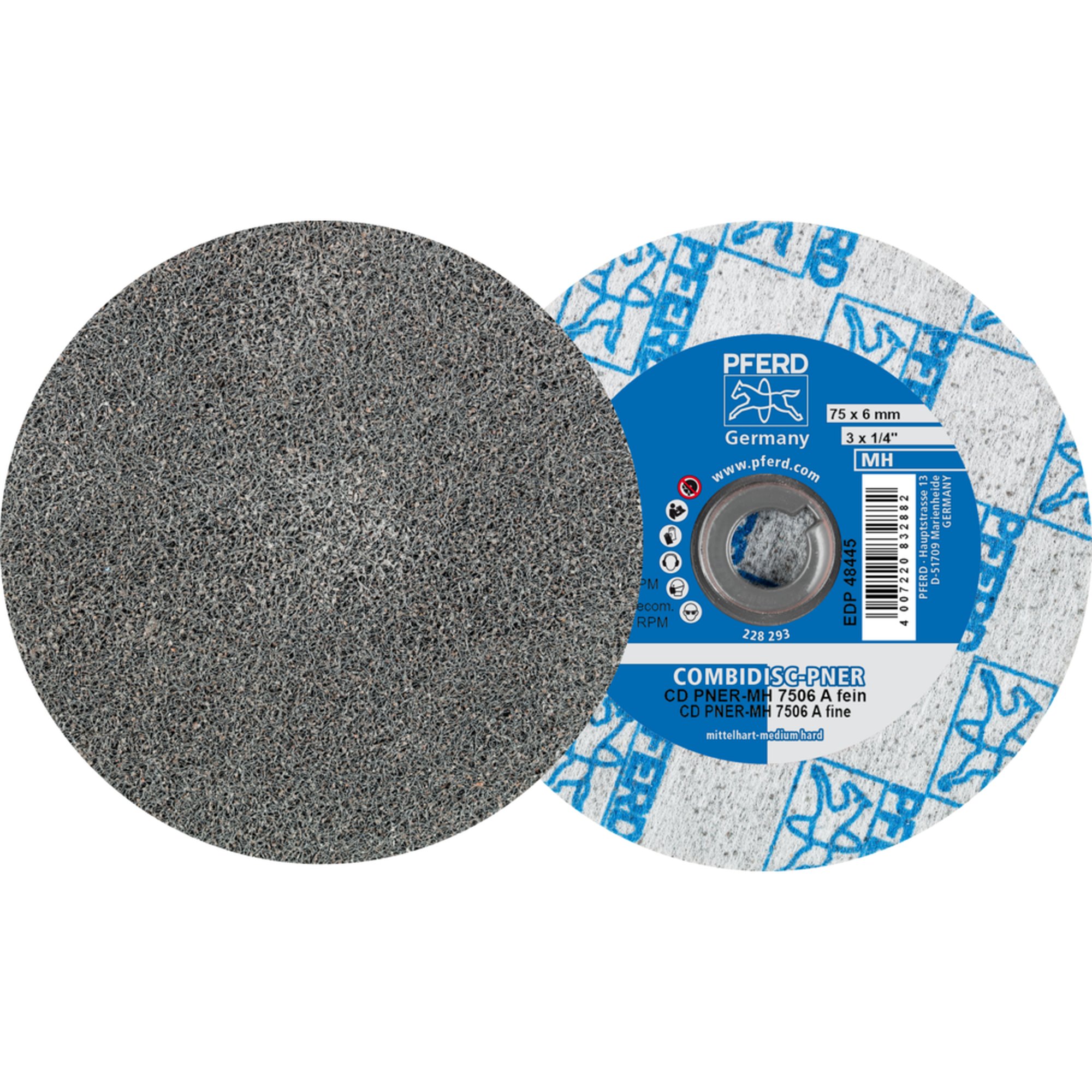 25 x PFERD COMBIDISC-Vliesronde CD PNER-MH 7506 A F