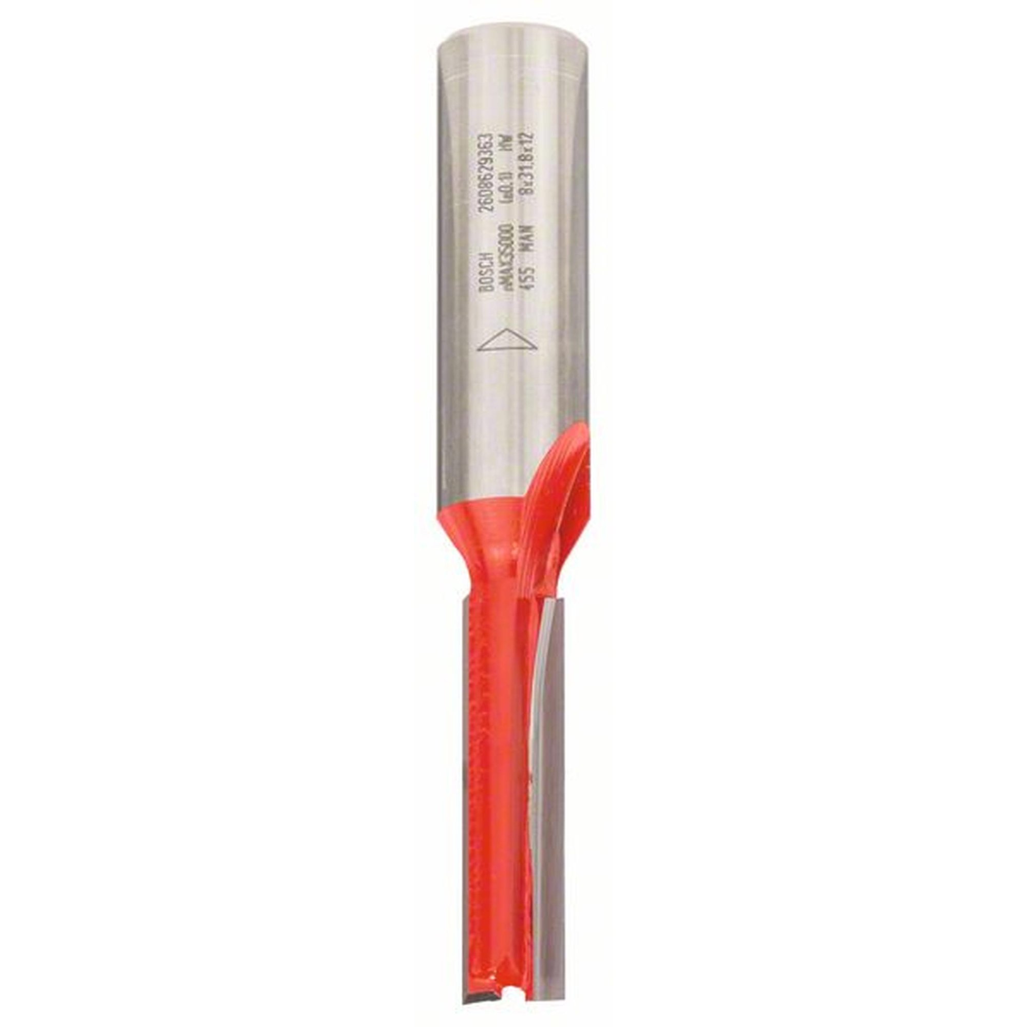 BOSCH Nutfräser für Holz, Carbide, 12 mm, Ø 8 mm, L 31,8 mm, G 76 mm