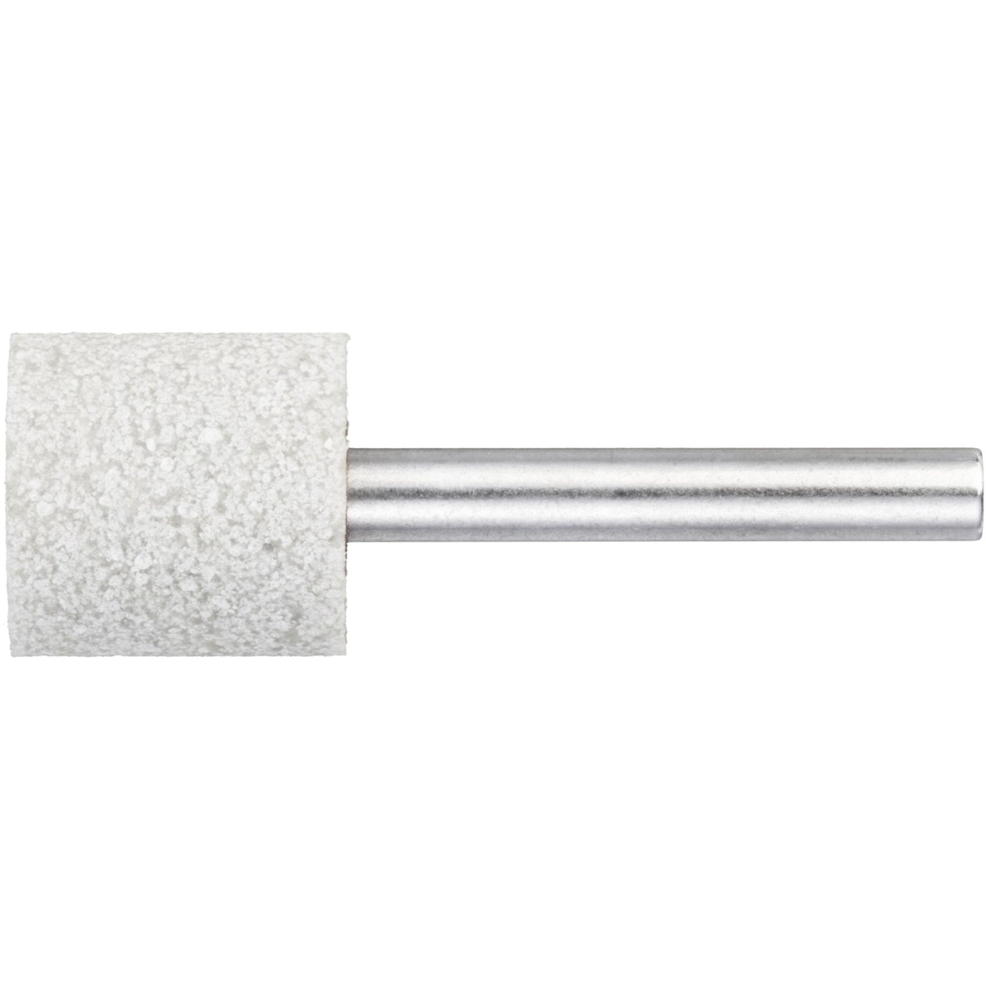 10x LUKAS Polierstift P6ZY Zylinderform Medium 13x20 mm Schaft 3 mm Korn 60