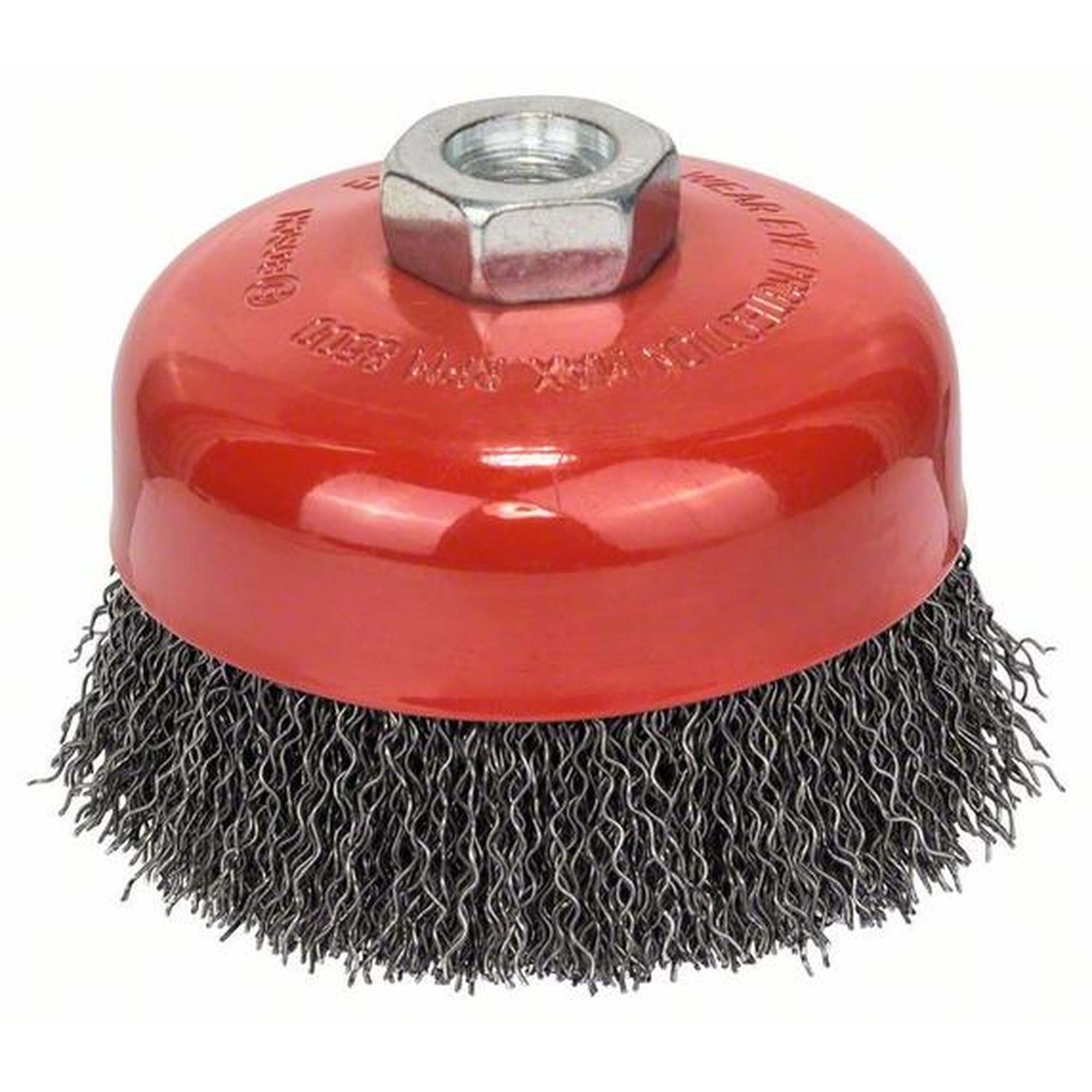 BOSCH Topfbürste, Stahl, gewellter Draht, Ø 100 mm, 8500 U/ min, M 14