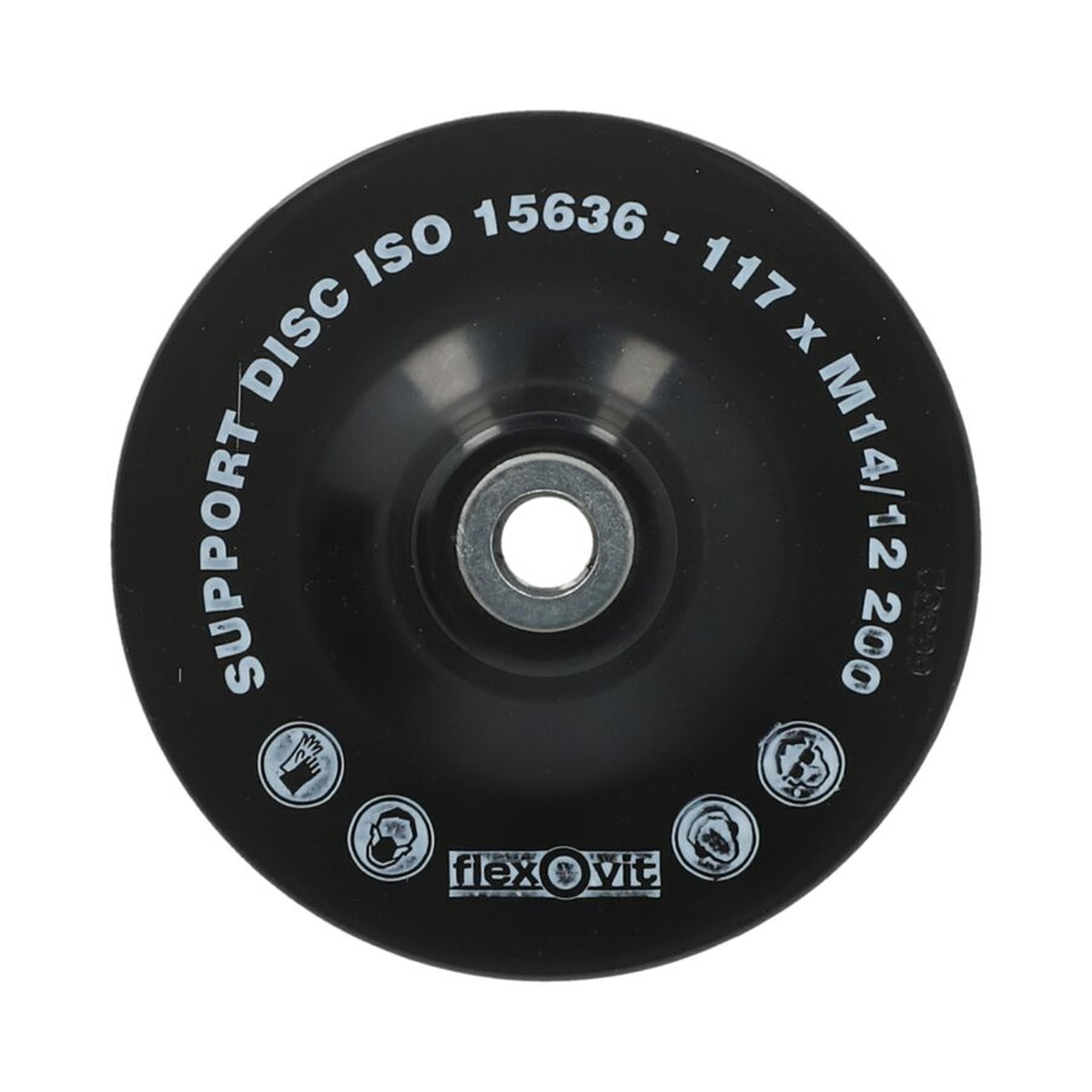 5 x Flexovit Nylon-Stützteller, robust und vielseitig, ideal für Schleifarbeiten