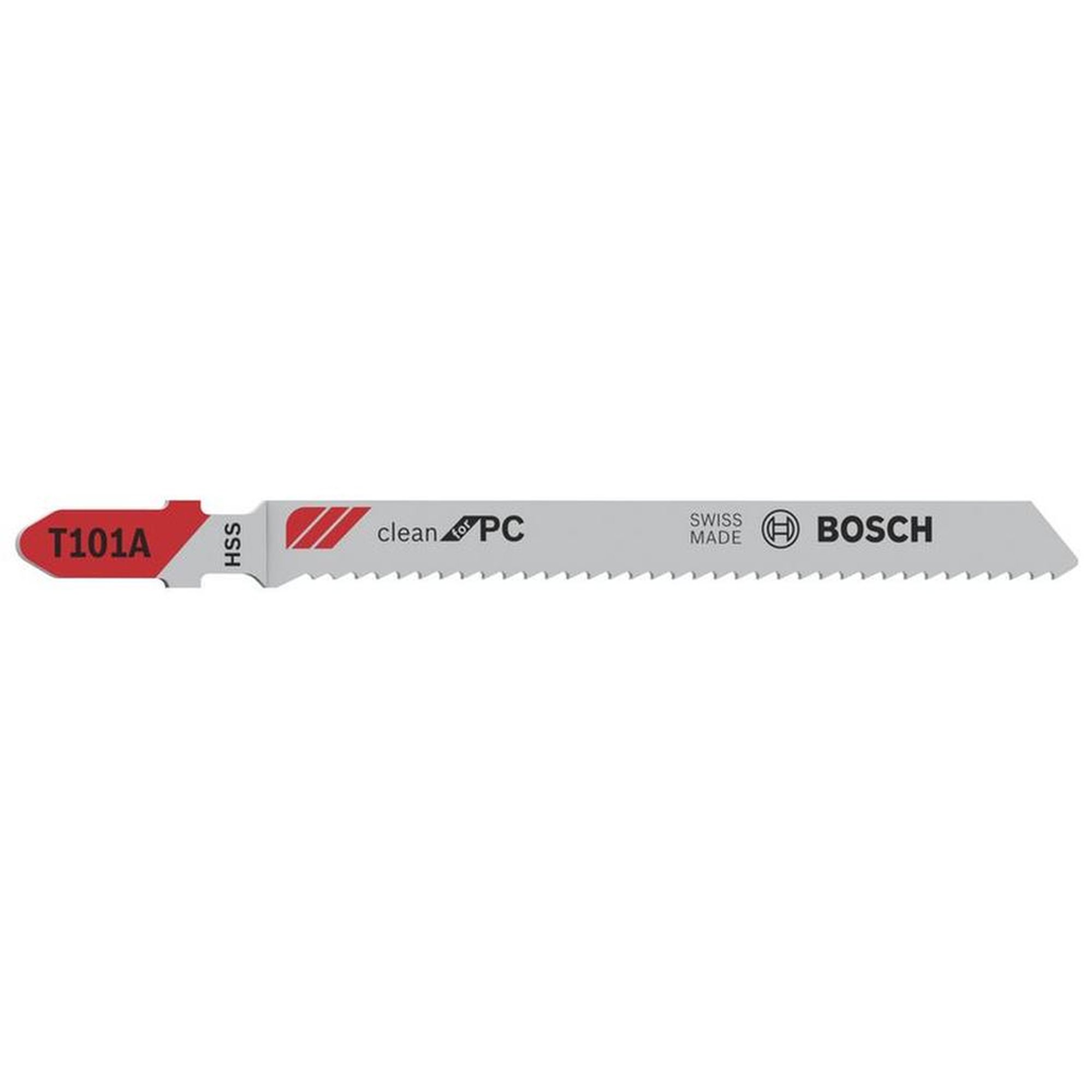 50x BOSCH Stichsägeblätter T-Schaft T 101 A Clean für PC, Plexiglas, PMMA