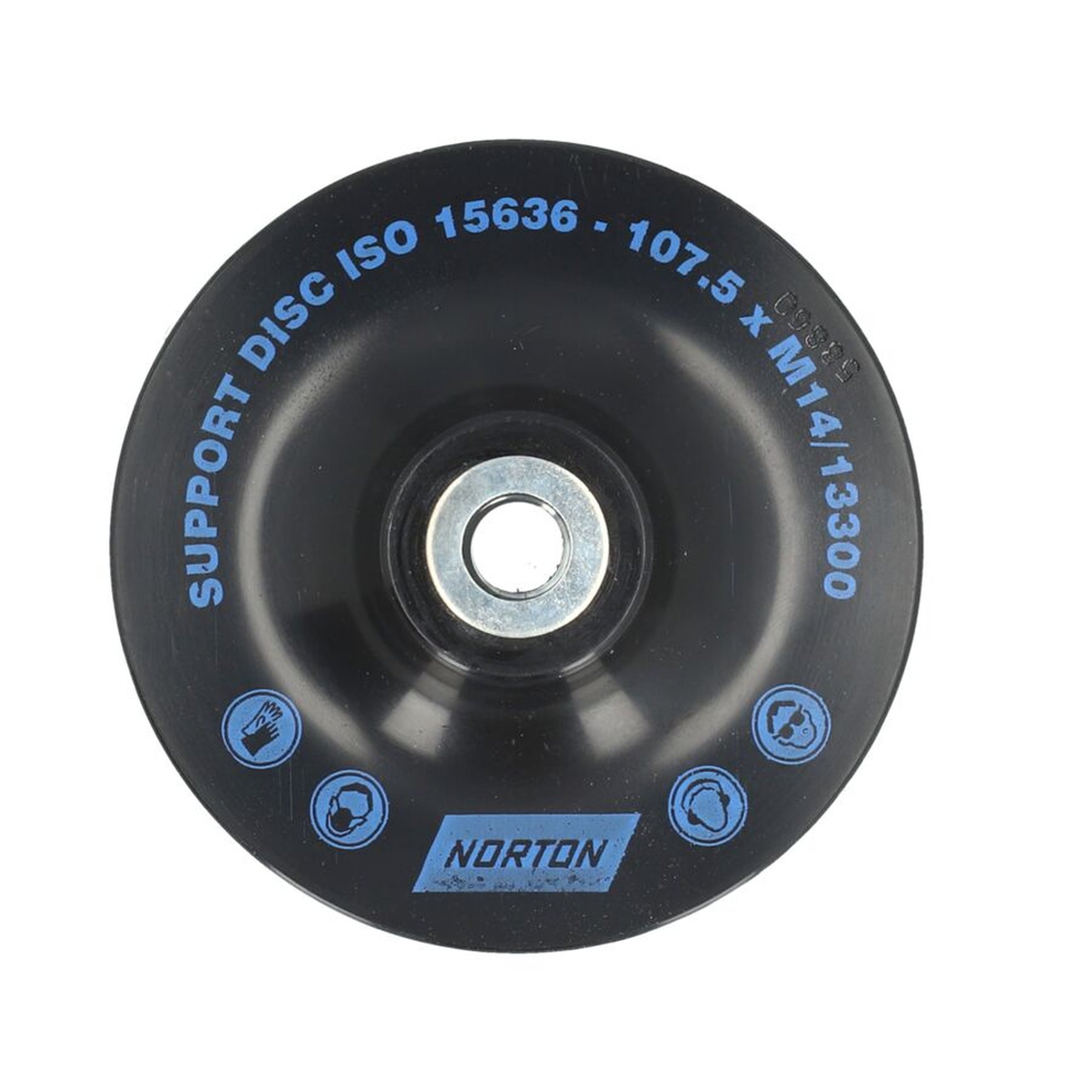 5 x Norton Stützteller 115mm Mittel M14 für Winkelschleifer, robust und langlebig