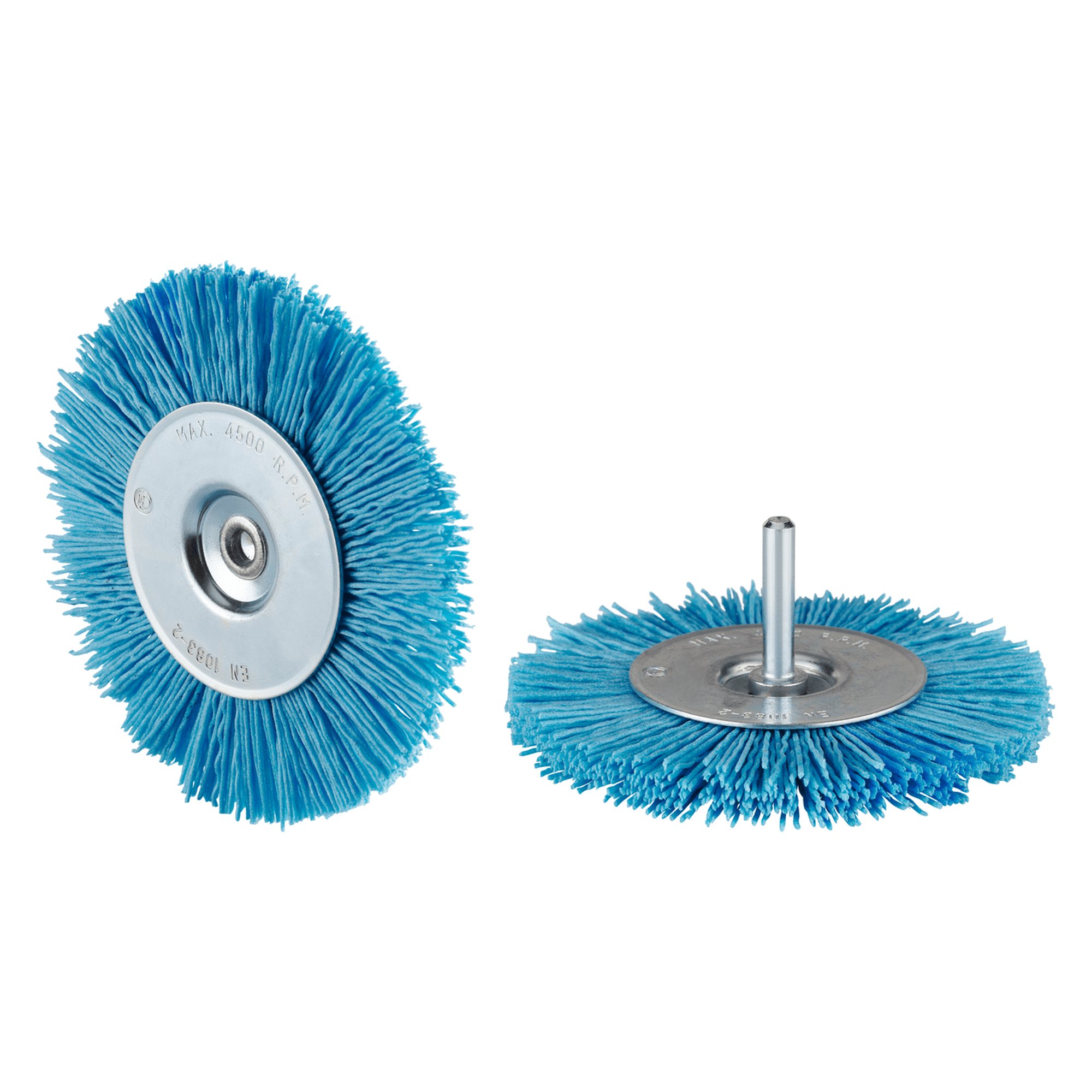 10 x RHODIUS Stahlbürste Drahtbürste Rundbürste HRB Ø 100 mm Körnung fine