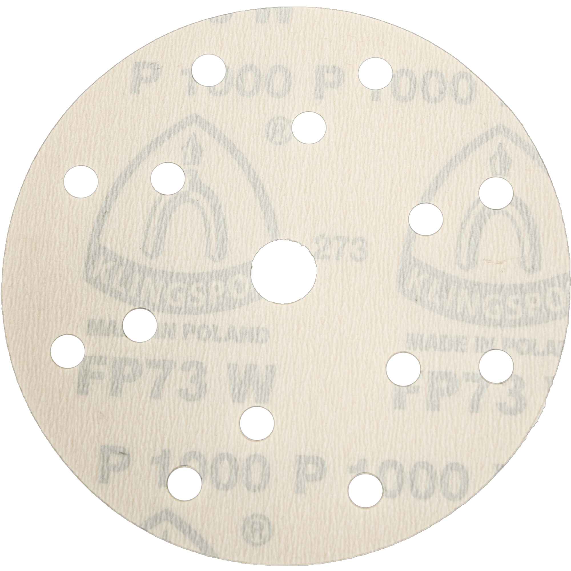 100 x Klingspor FP 73 WK Scheiben kletthaftend wirkstoffbeschichtet, 150 mm Korn 180 Lochform GLS47
